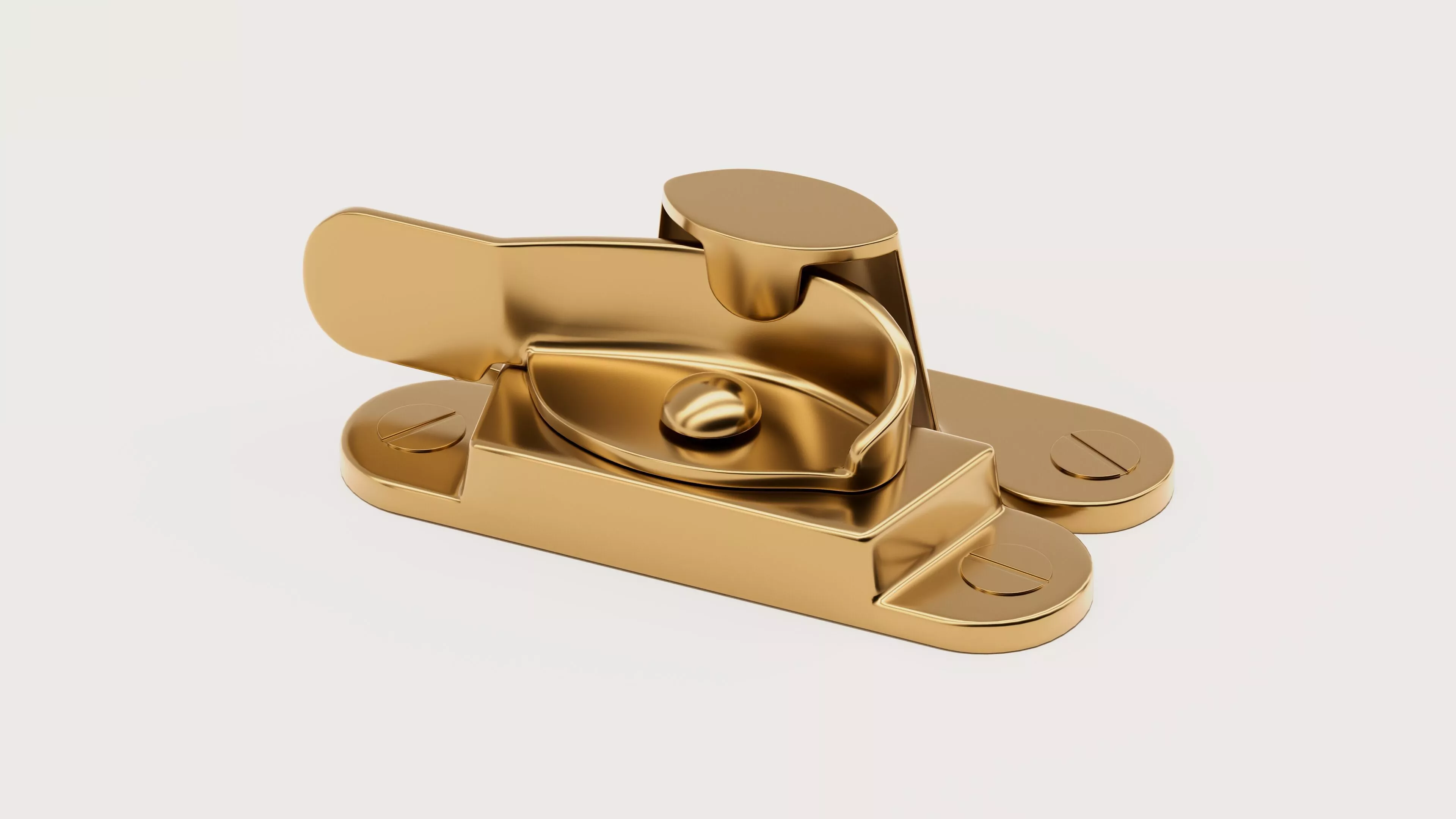 Windows Fastener - Sash Windows Lock 3D model