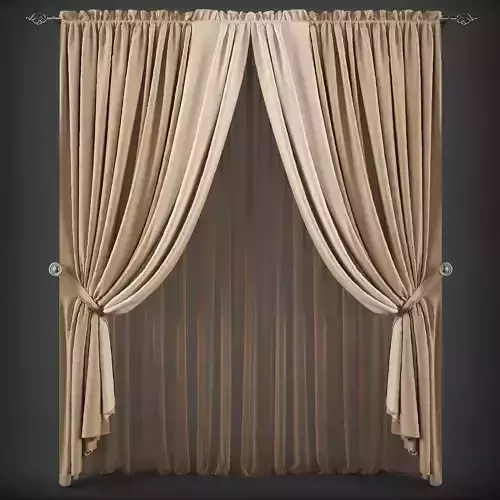 Curtain 3D model 272