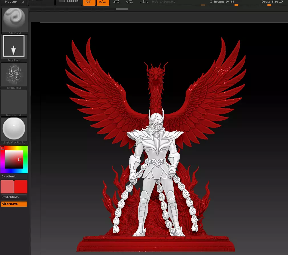ACTION FIGURE IKKI DI PHOENIX 3D print model