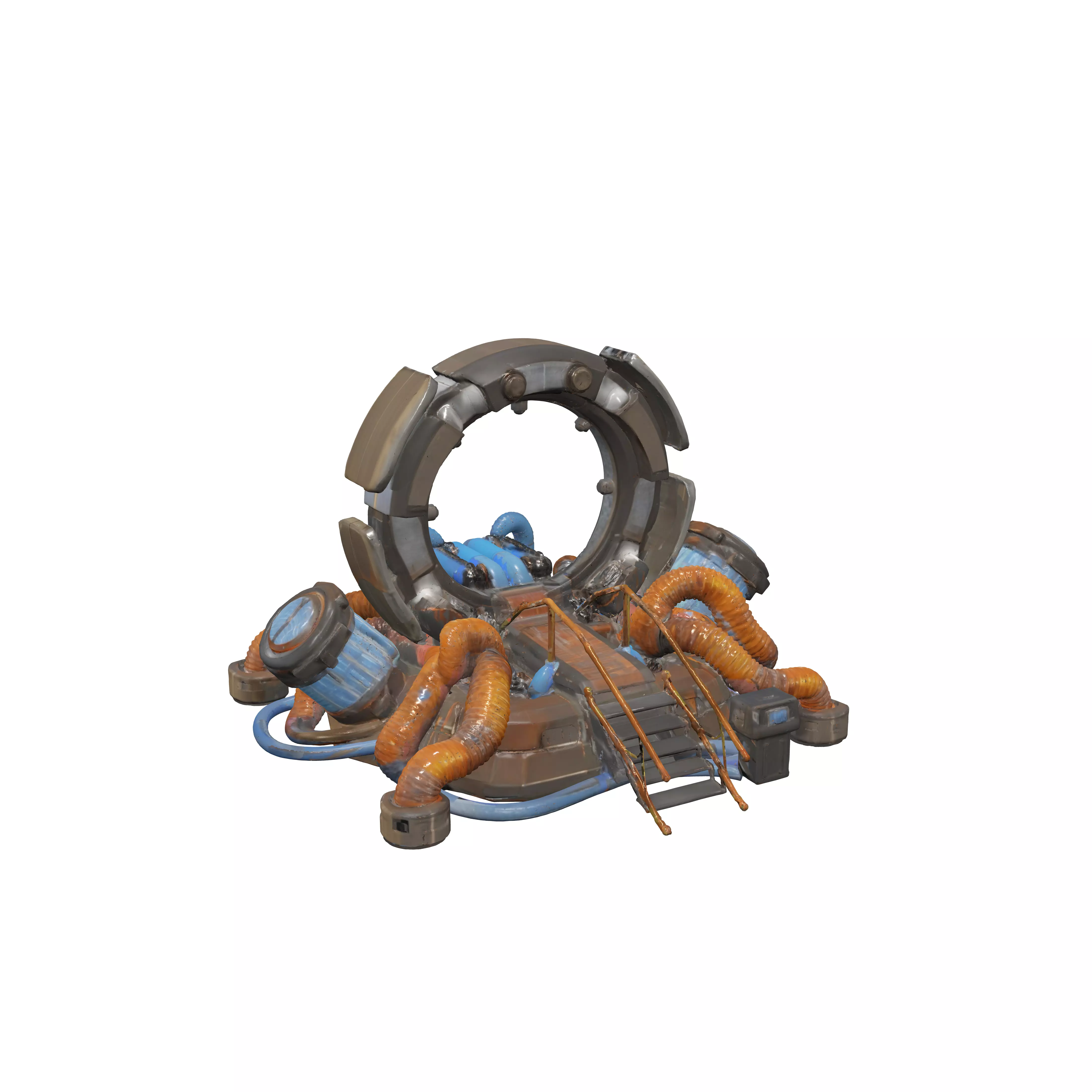 Futuristic StarGate Dimensinal Portal 3D model