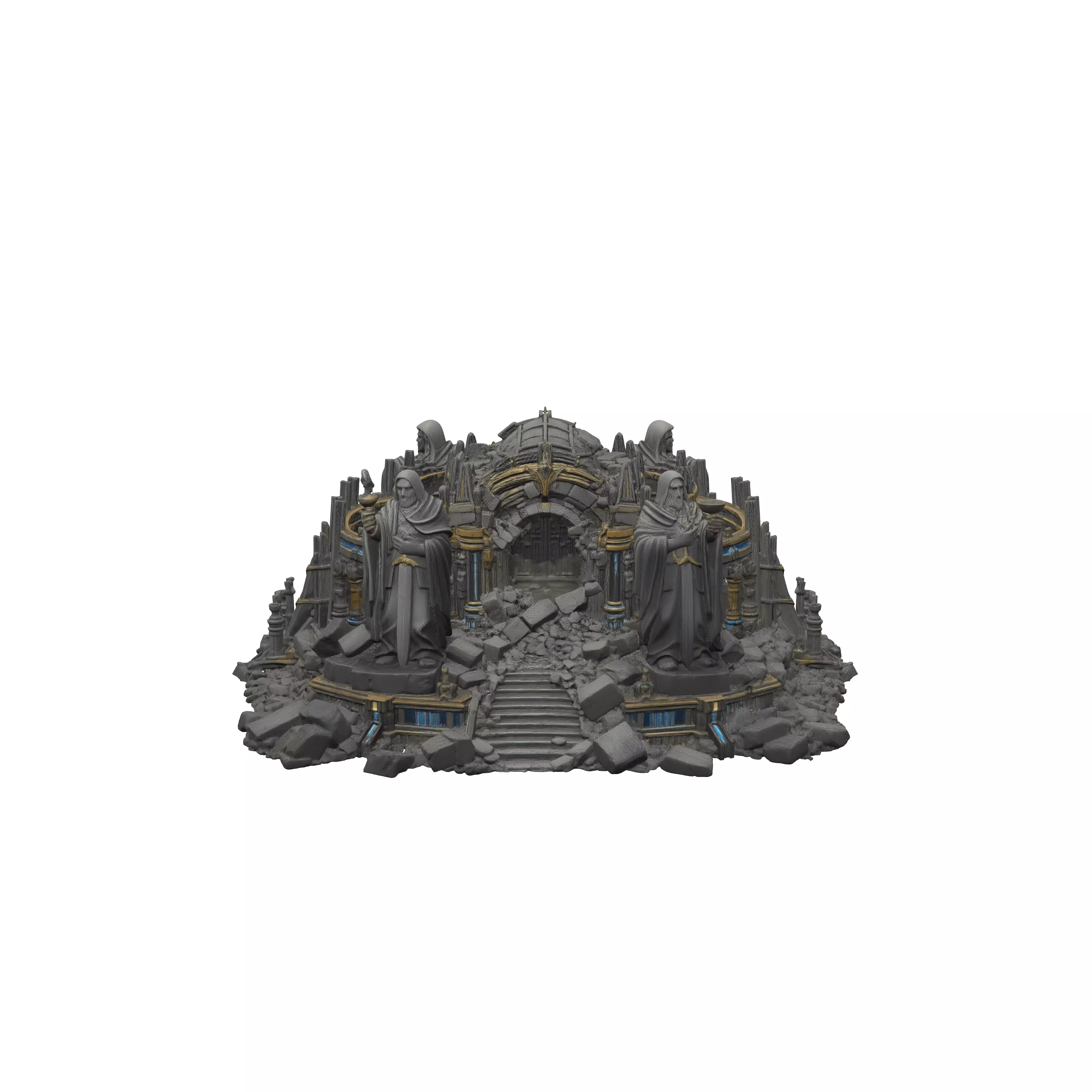 Gate of the Twin Sentinels X 3D model