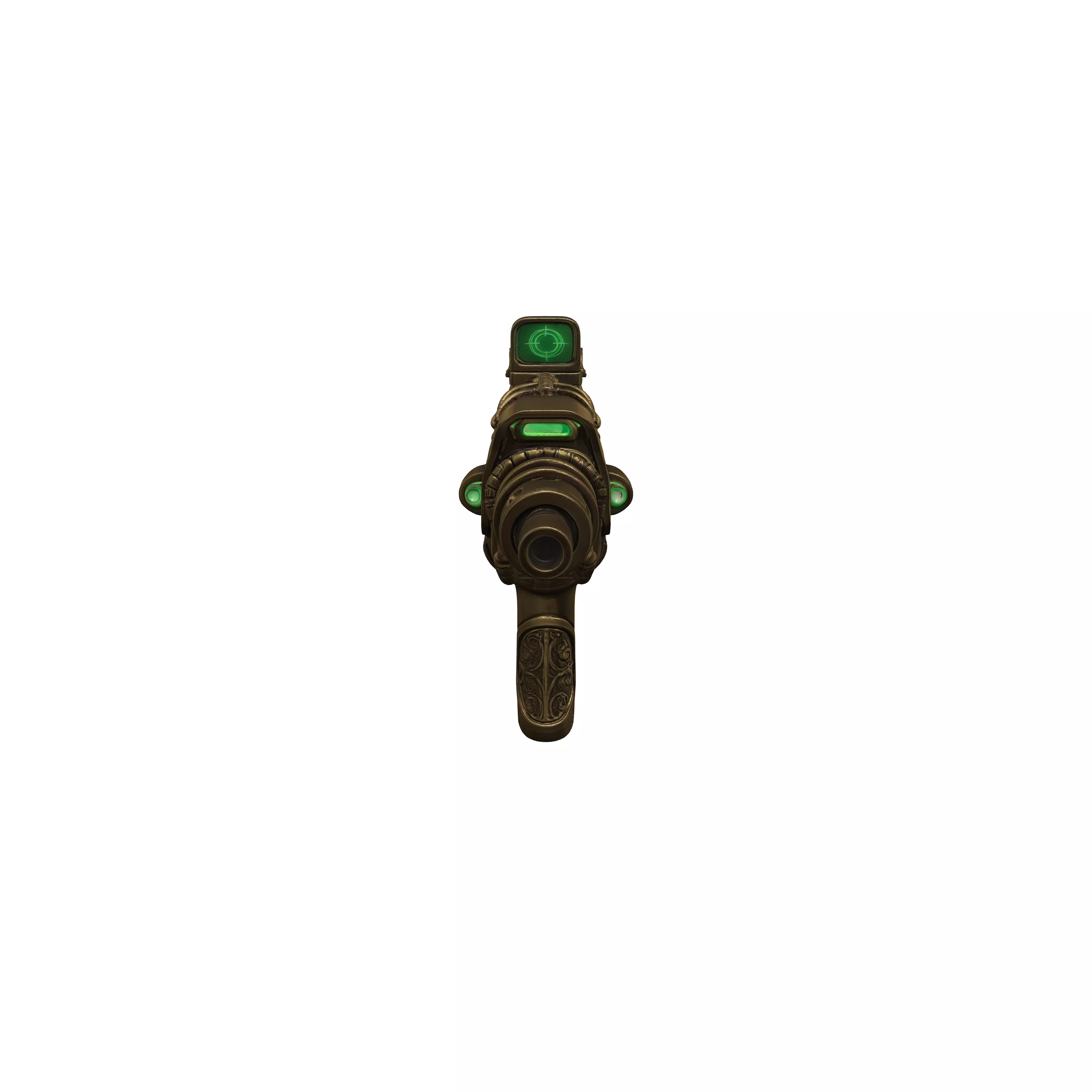 Gilded Sentinel 3D model