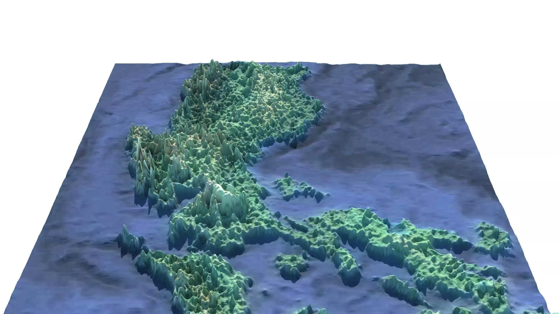 Luzon Island 3D model