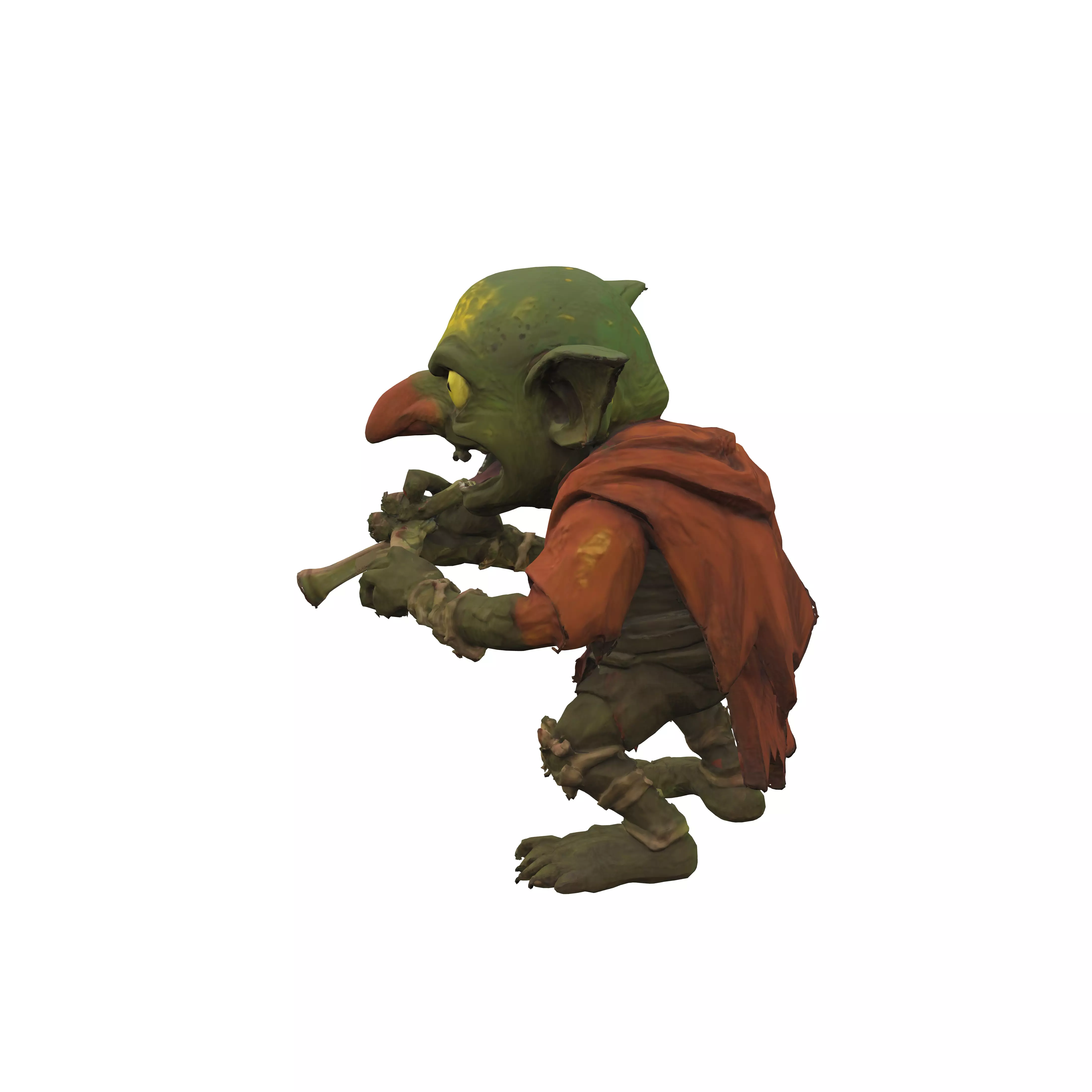 Goblin Piper 3D model