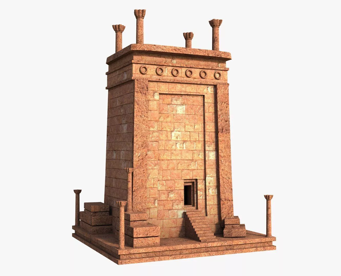 Free temple Free 3D model