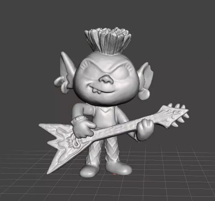 ROCKTROLL QUEEN BARB TOY FIGURE MODEL STATUE ORNAMENT FOR KIDS 3D print model