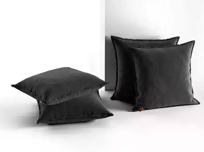 Black Pillow Set