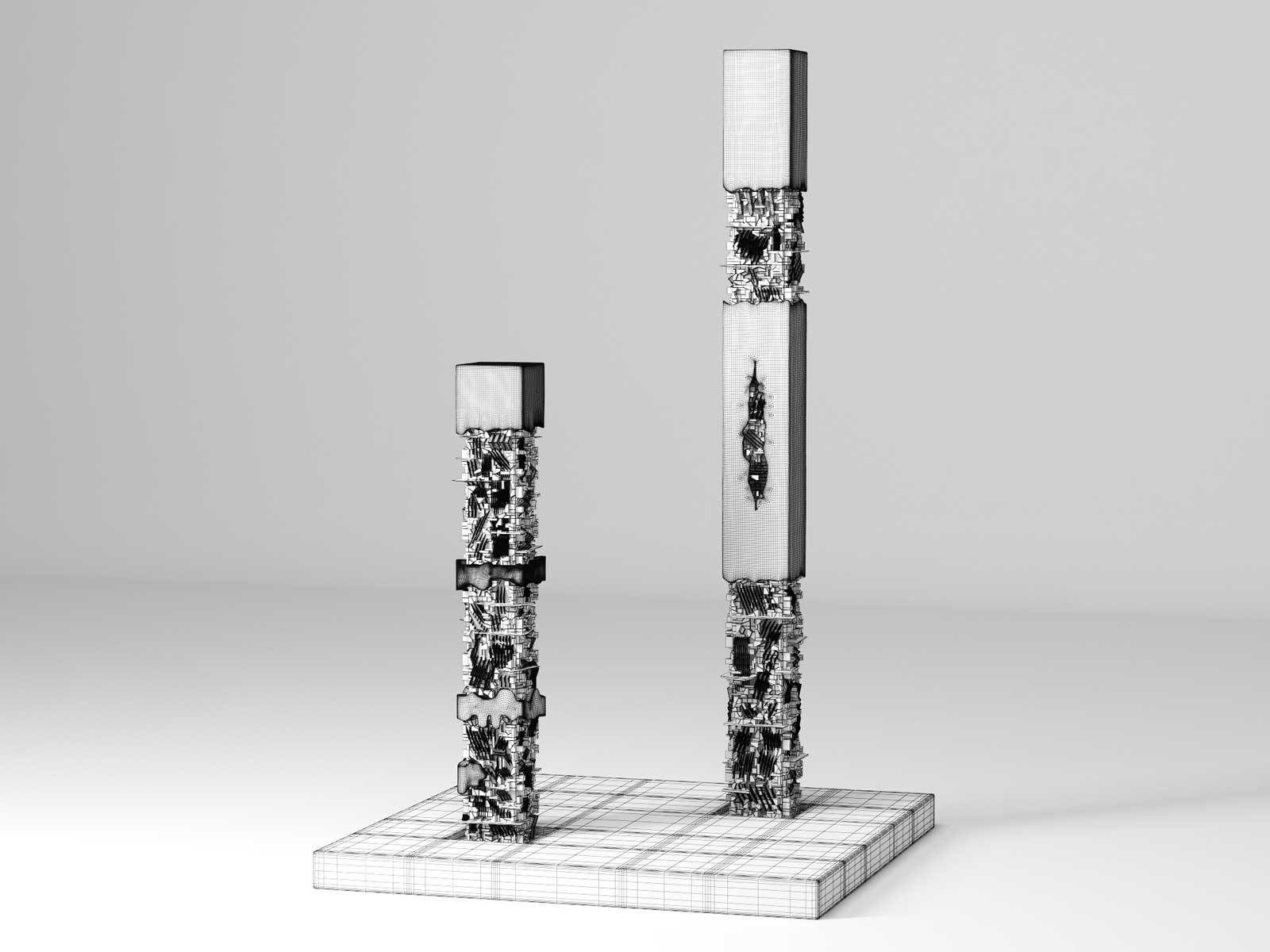 Pillars for Amaliehaven 3D model_1