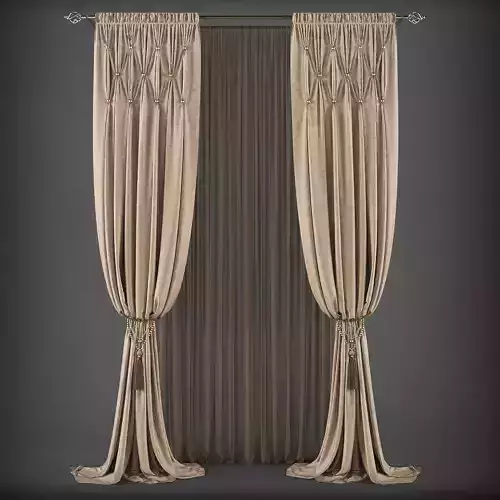 Curtain 3D model 273