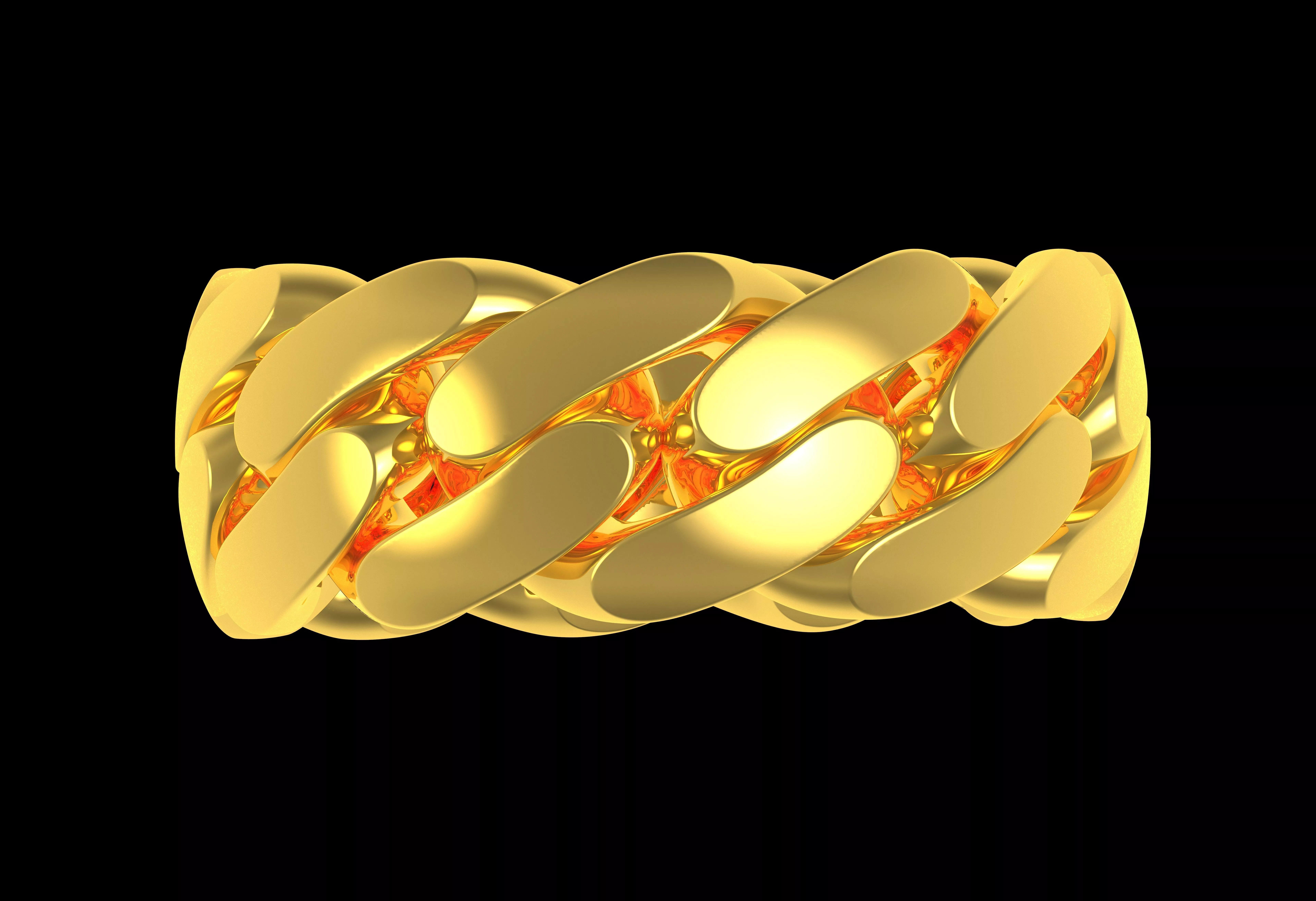 Cuban Ring Free 3D print model