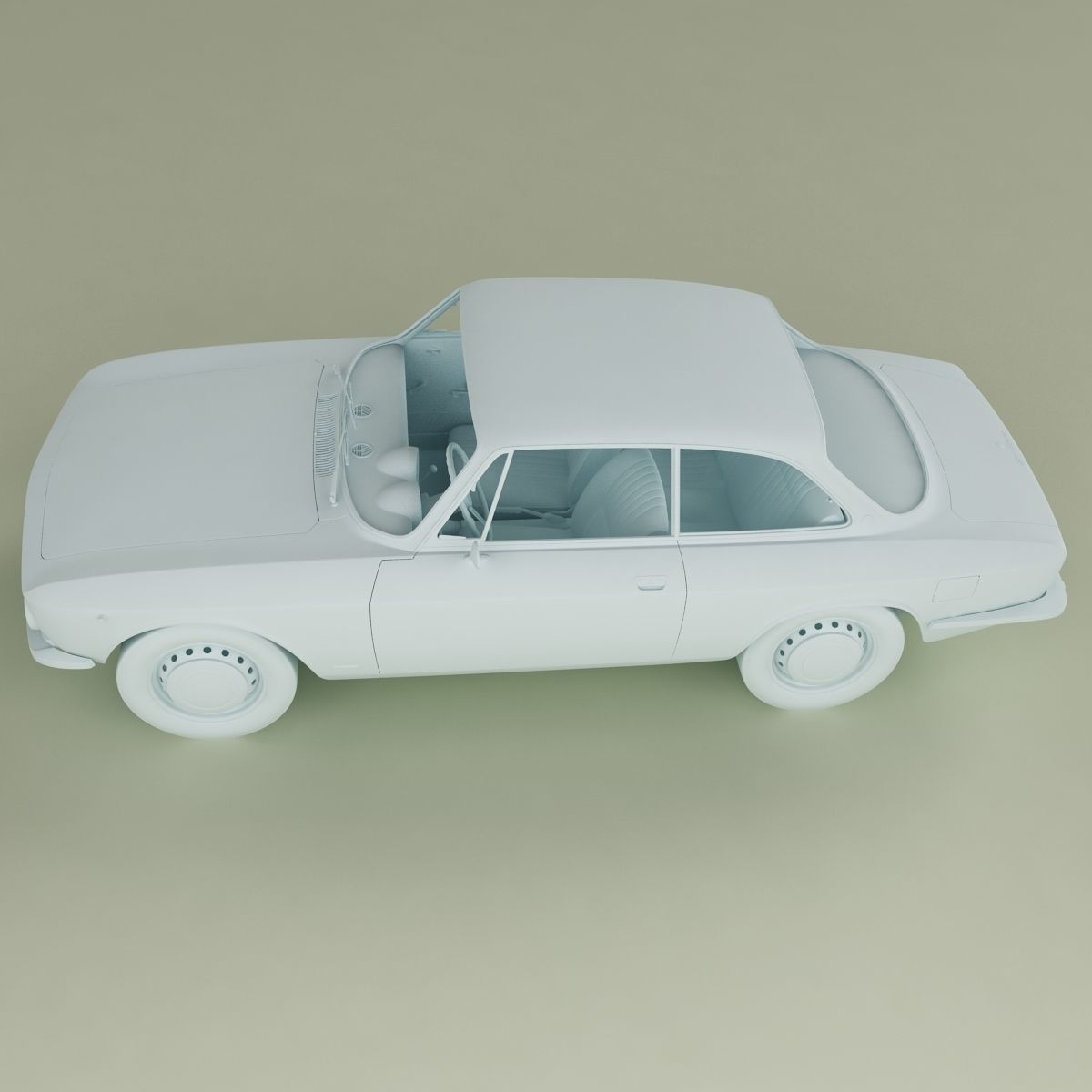 Alfa Romeo Giulia Sprint 1600 GT Junior 3D model_11