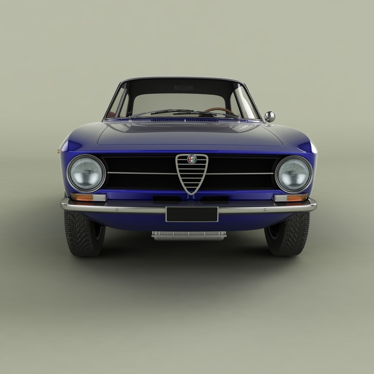 Alfa Romeo Giulia Sprint 1600 GT Junior 3D model_4