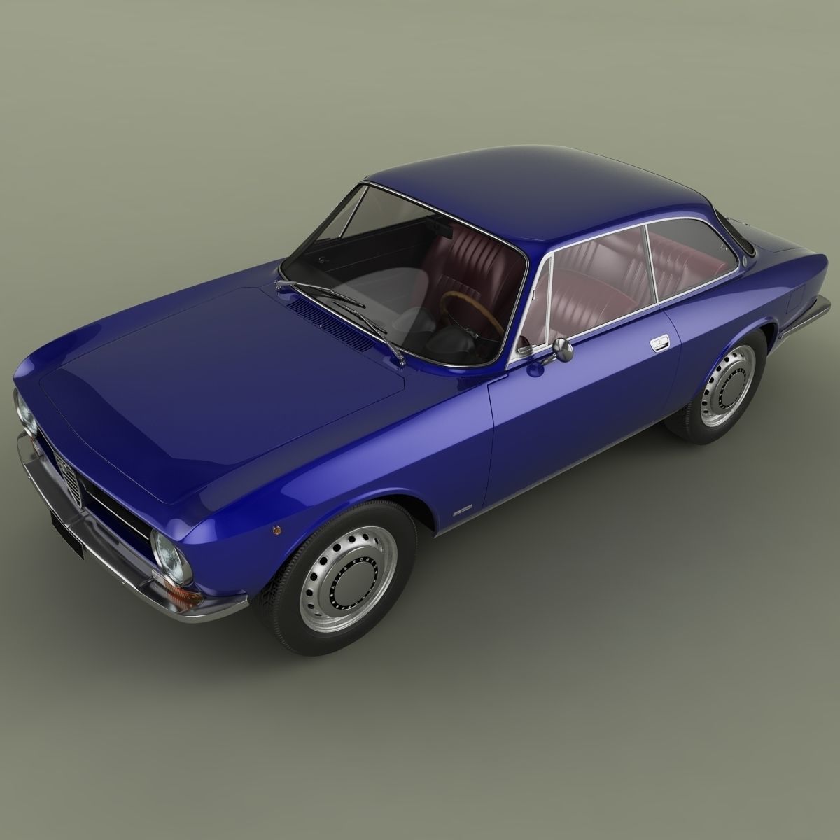 Alfa Romeo Giulia Sprint 1600 GT Junior 3D model_5