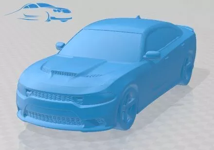 Dodge Charger SRT Hellcat 2019 Printable Car 3D print model