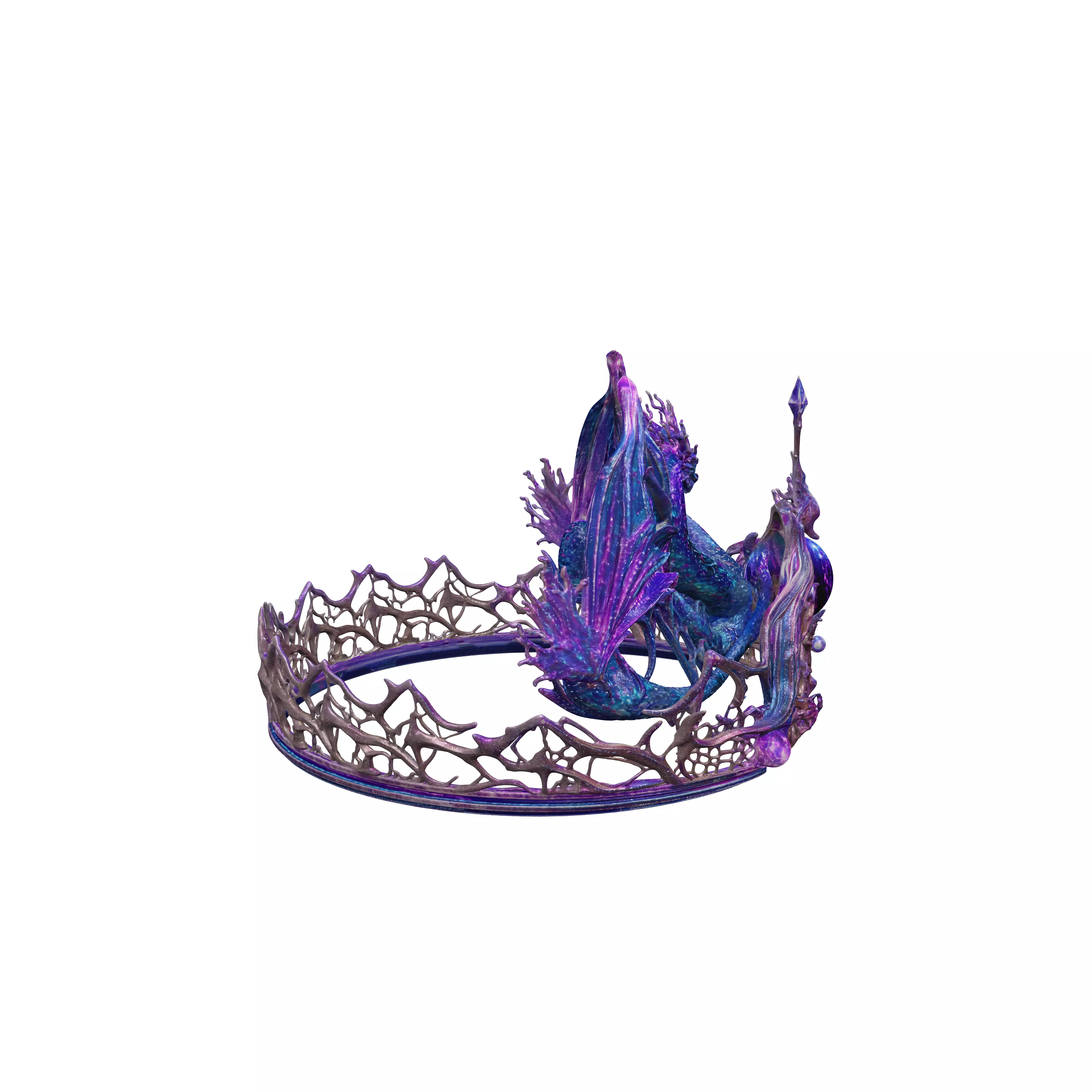 Nebula Crown of the Twin Dragons 3D model