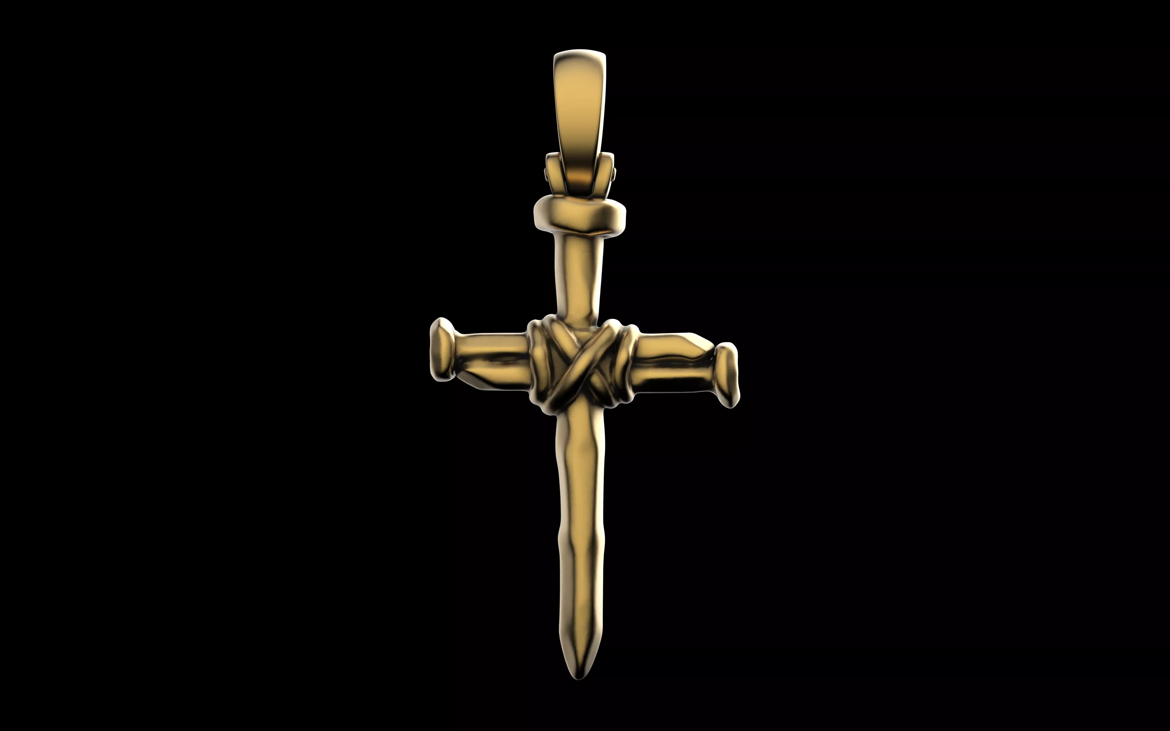Cross Pendant 3D Model CAD STL N1742 3D print model