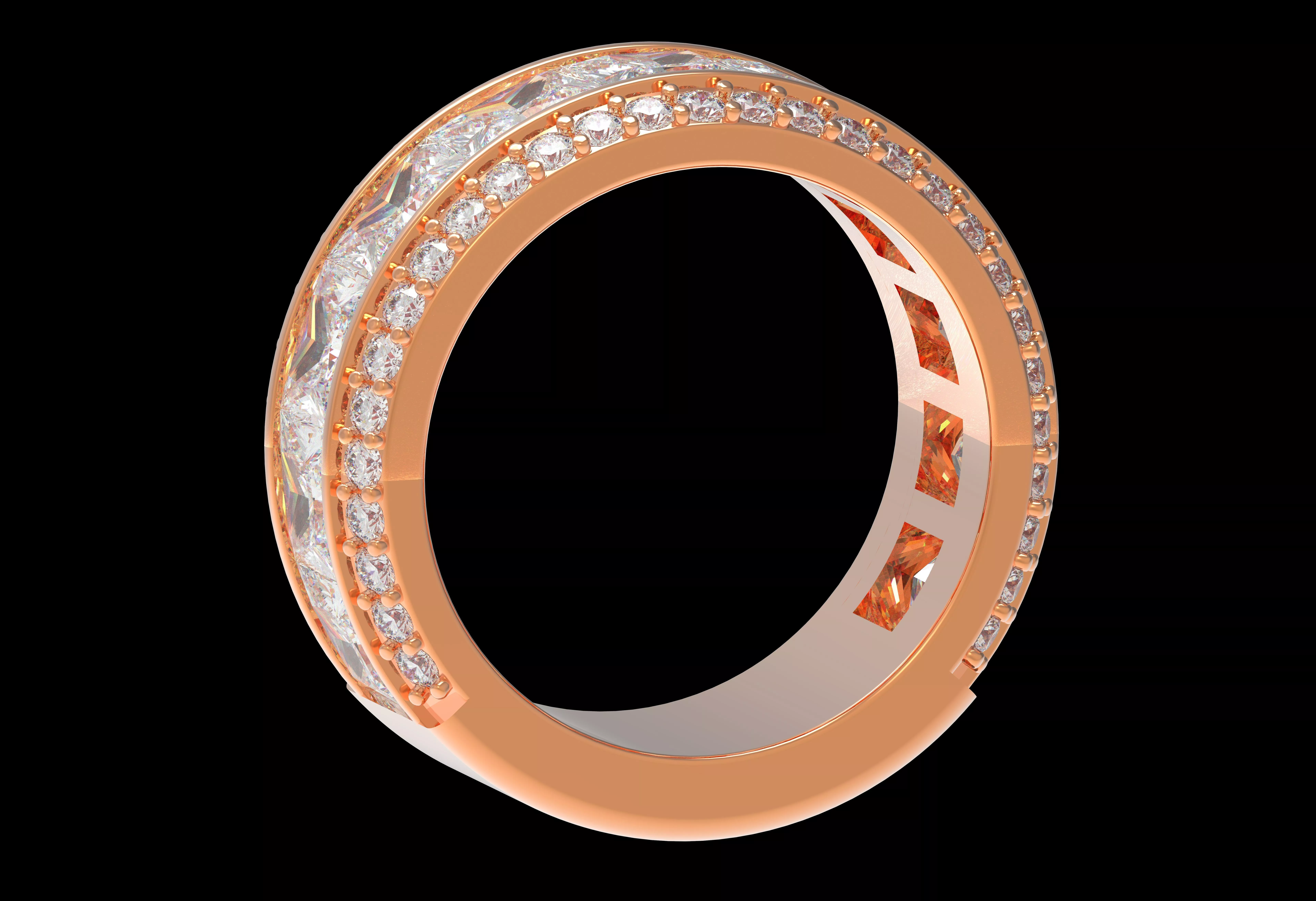 Princess Round Bend Free 3D print model