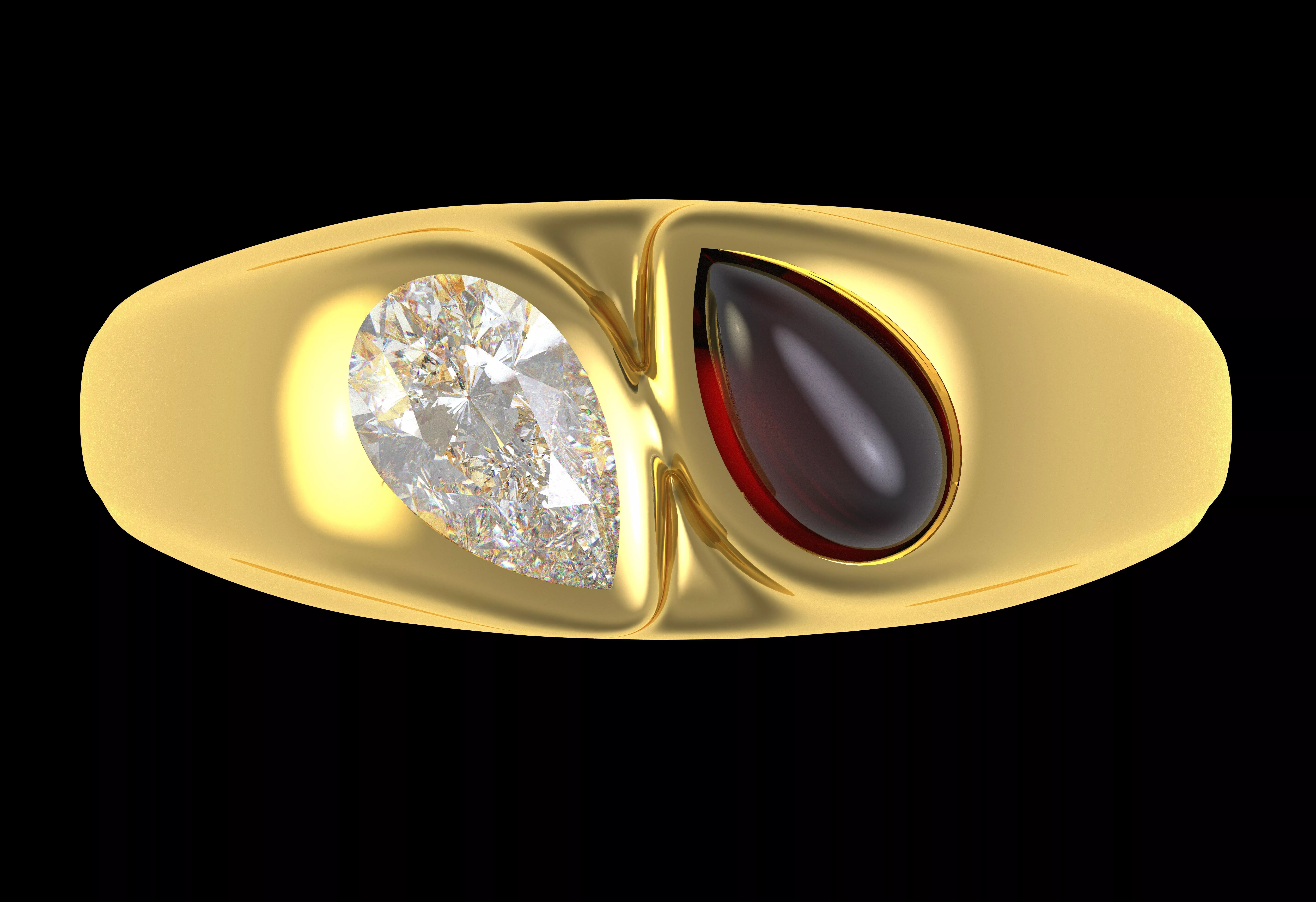 Tony Soprano Ring 3D print model