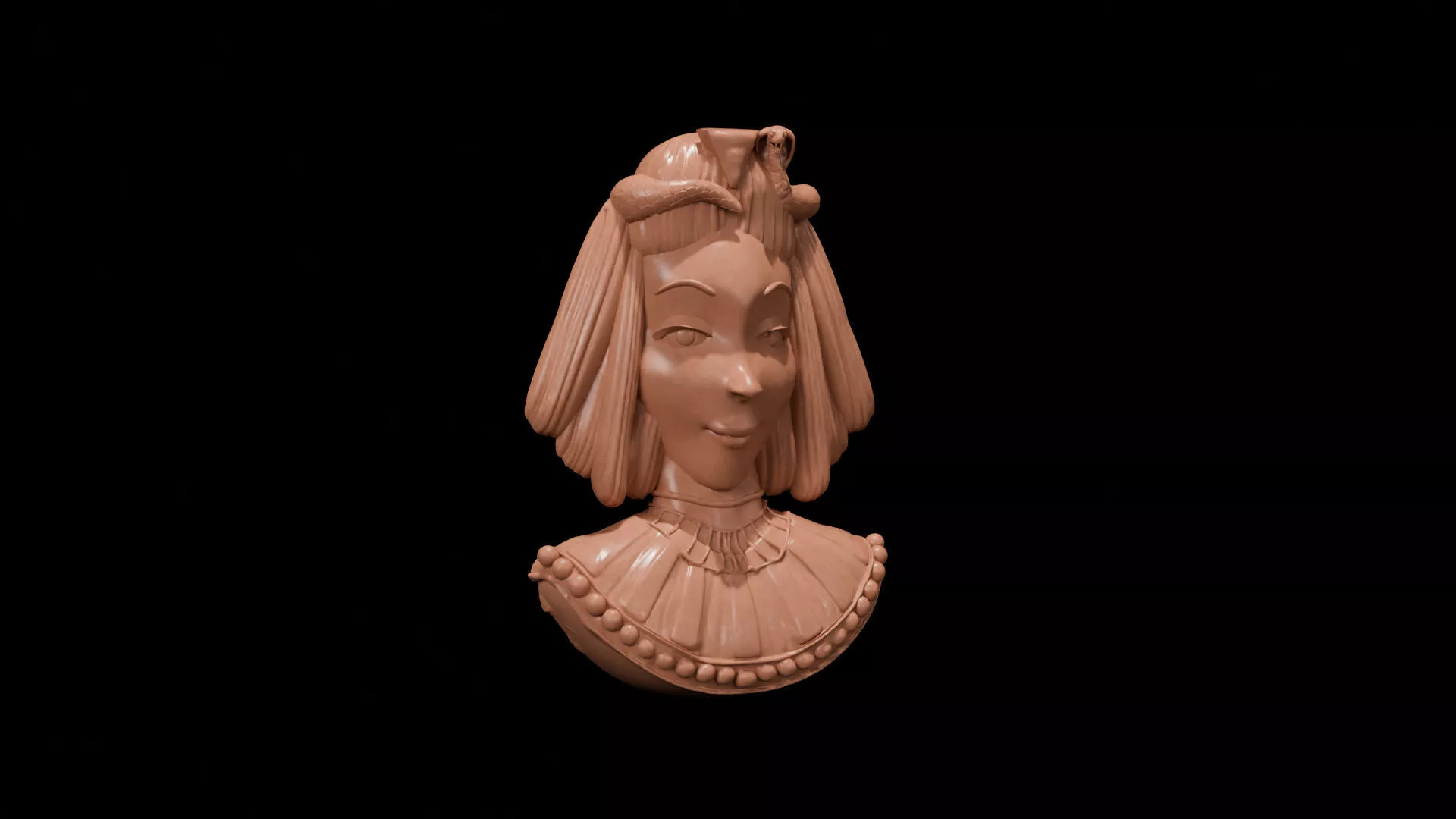 Queen Cleopatra Pendant 3D print model