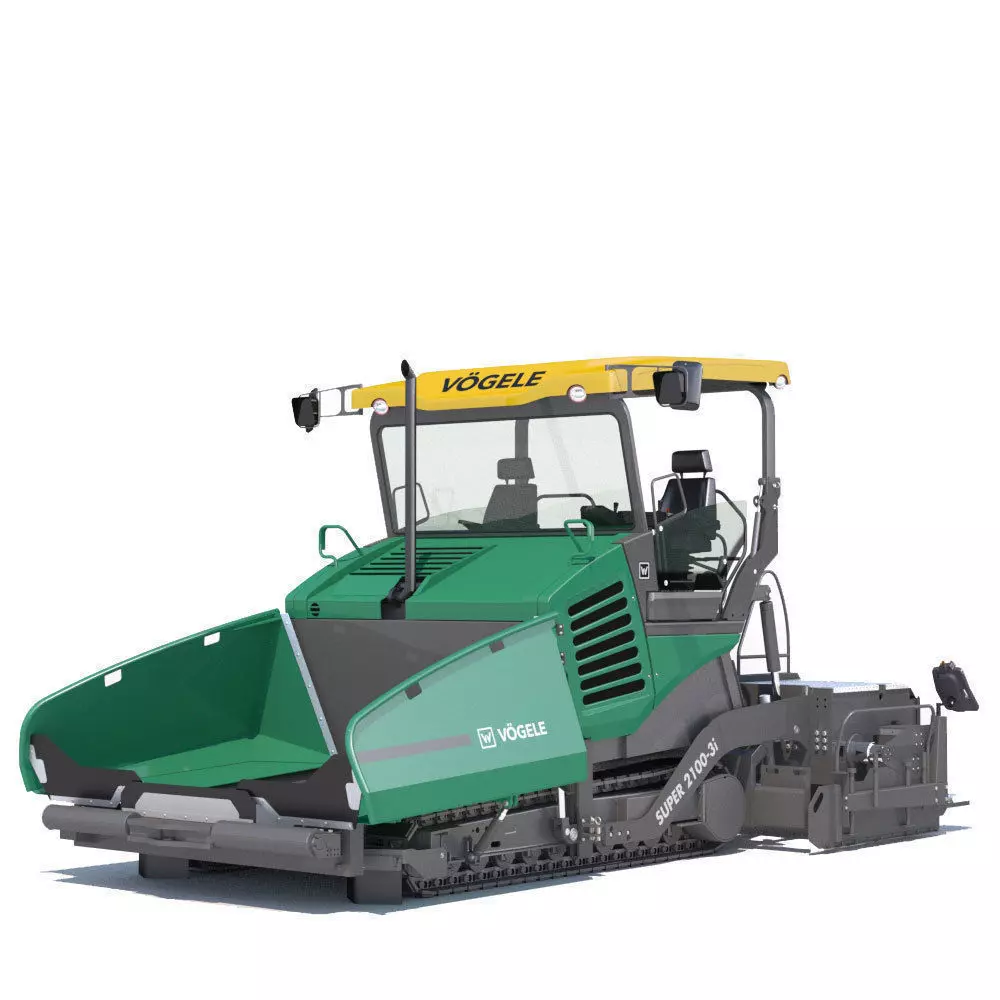 Asphalt Paver Vogele Super 2100 3i 3D model