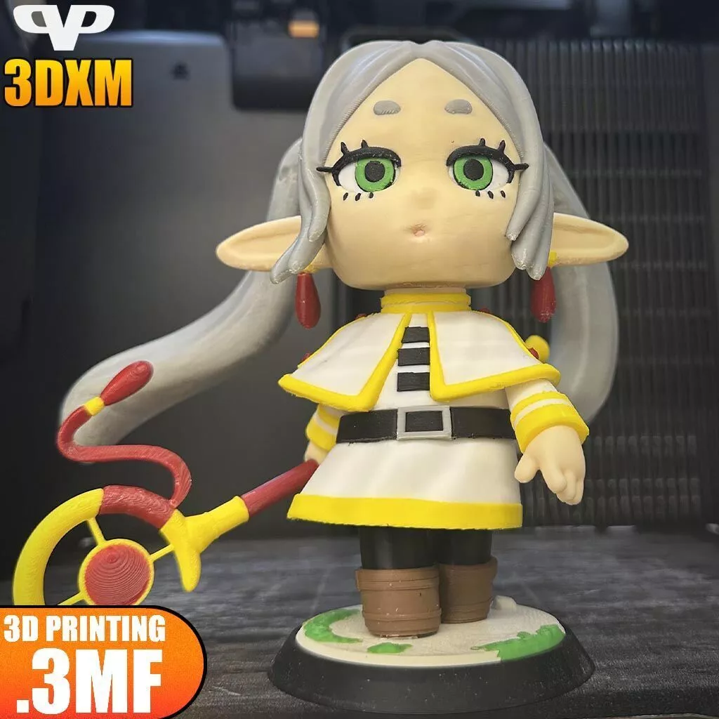 Frieren Chibi STL 3MF for 3D Printing ChibiSTL 3D print model