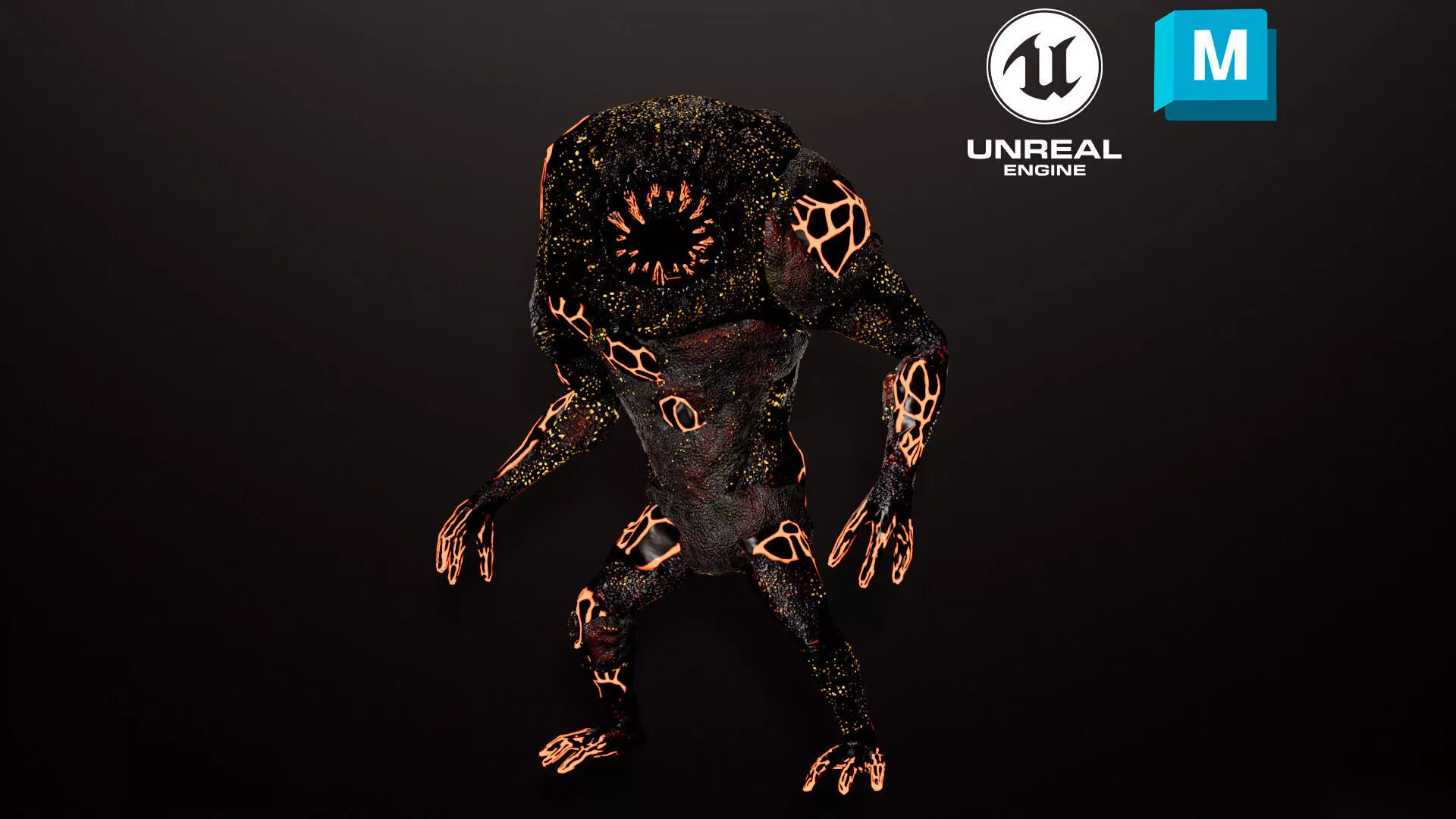 Troglodyte-The Dungeon Dweller Low-poly 3D model