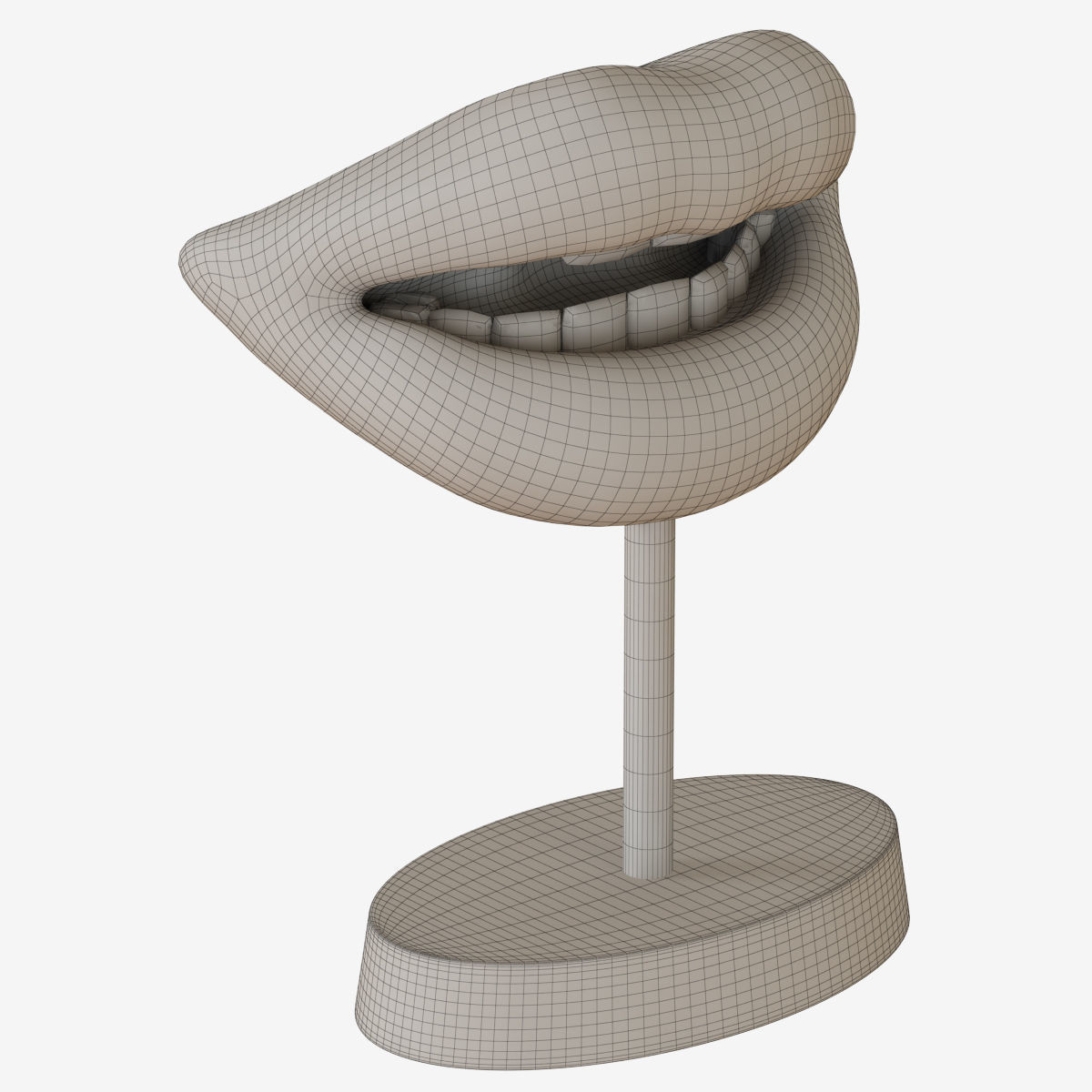 Figurine Lips 3D model_4