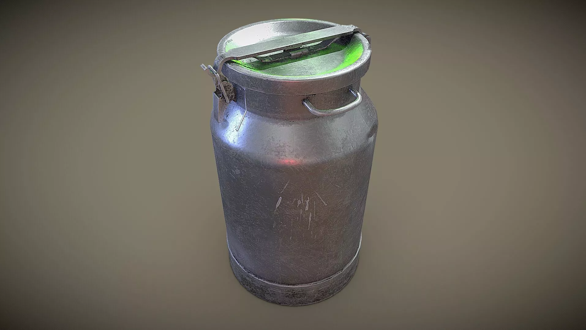 40l aliminium canister 3D model