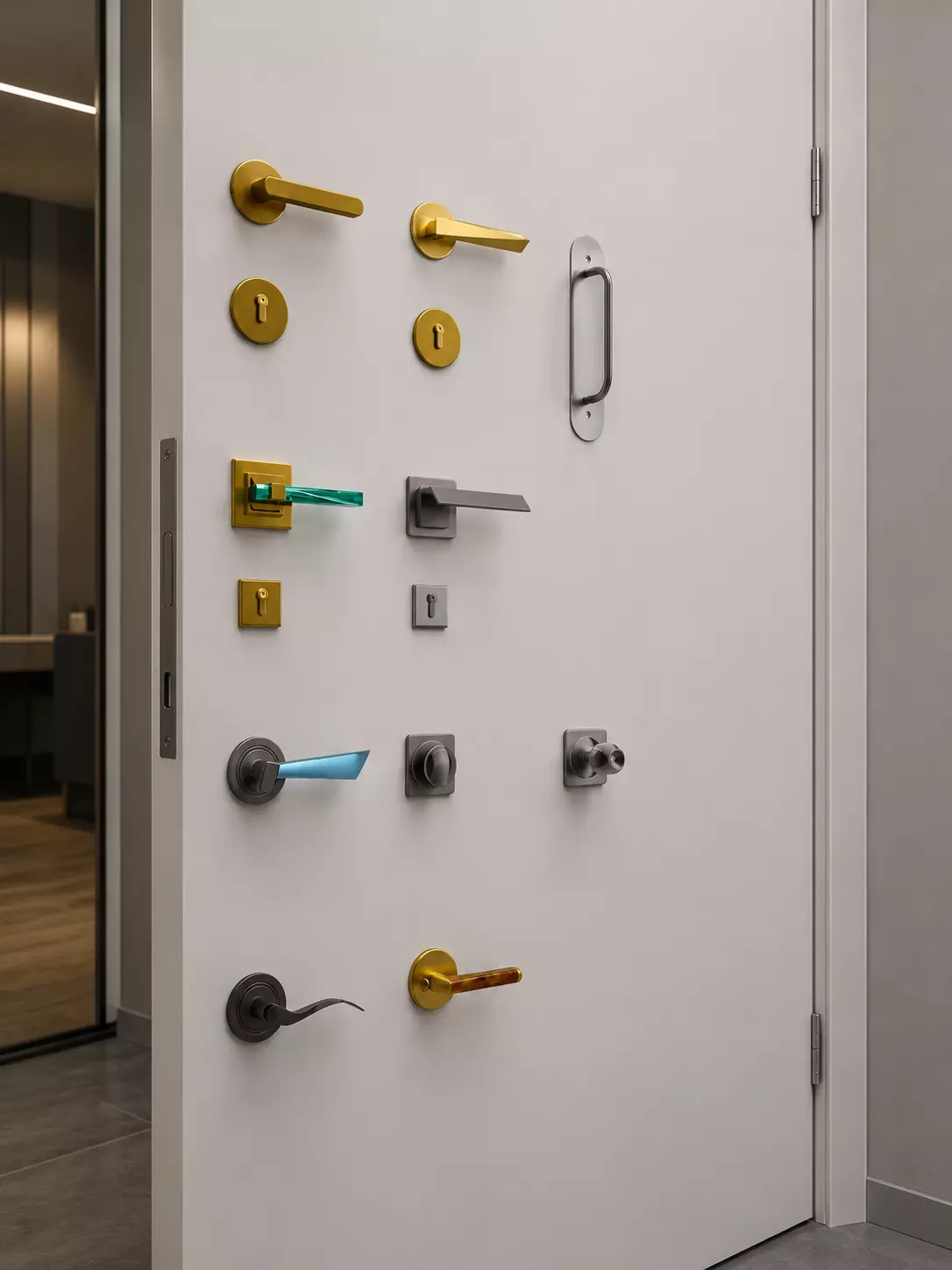 Door Handle Modern - Collection 02 3D model