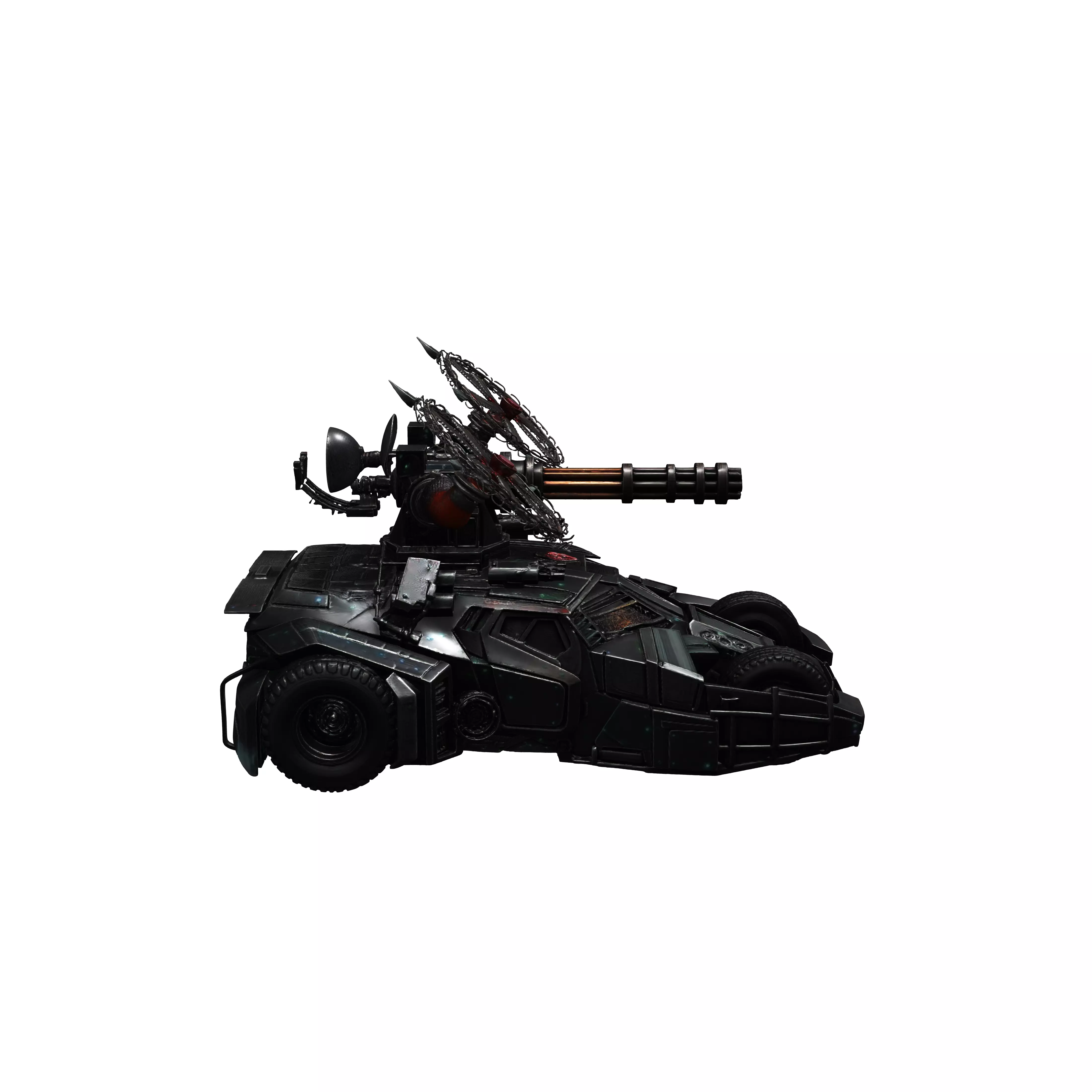 Twin Rotor War Rig X 3D model