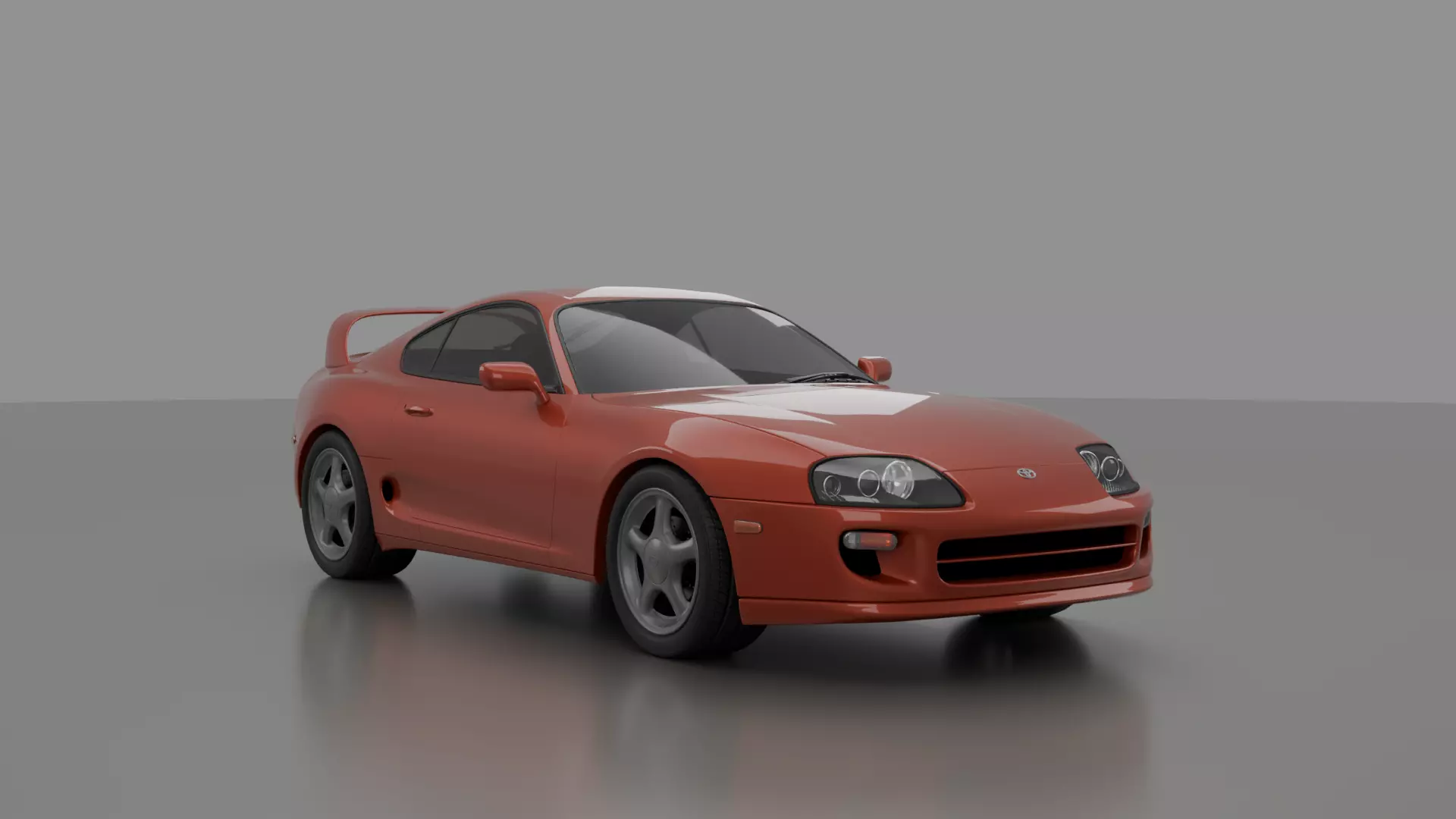 Toyota Supra MK4 A80-1998 - High Quality Realistic 3D Car Model Low-poly 3D model