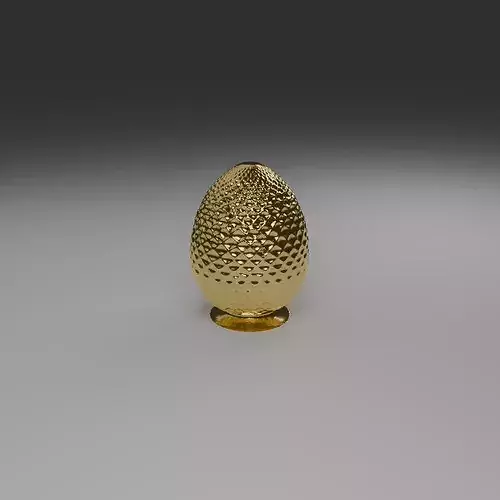 Decorative Textured Egg on pedestal