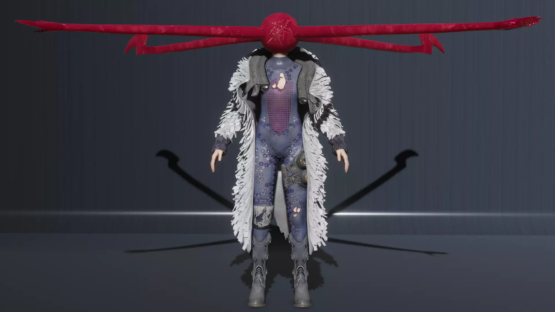 Ruby Thursday Low-poly 3D model