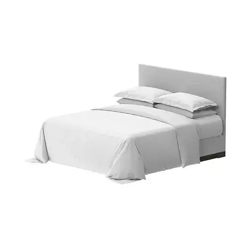 Simple Basic Bedroom Bed 3D model
