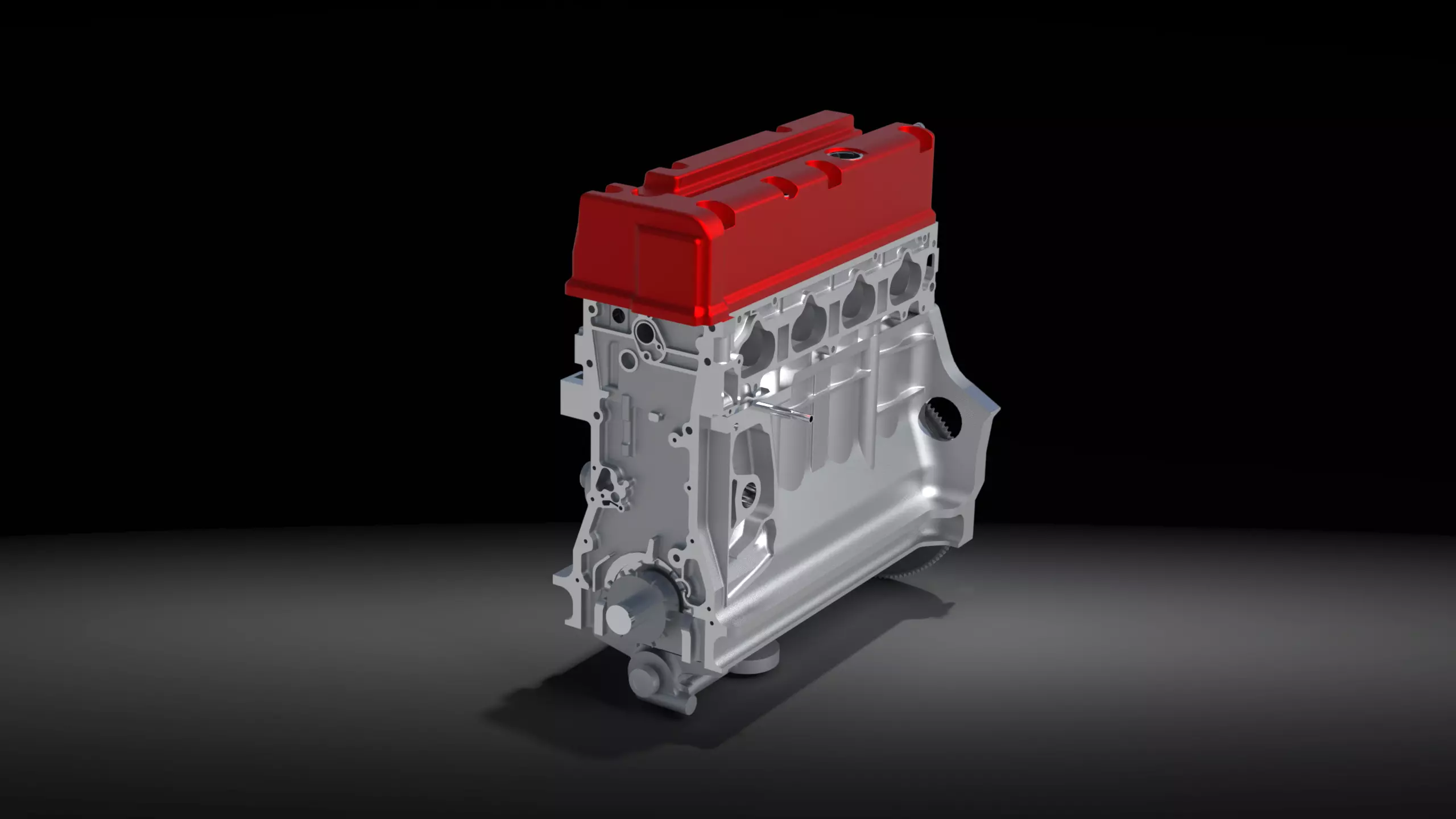 Honda K20A2 Engine Assembly 3D model