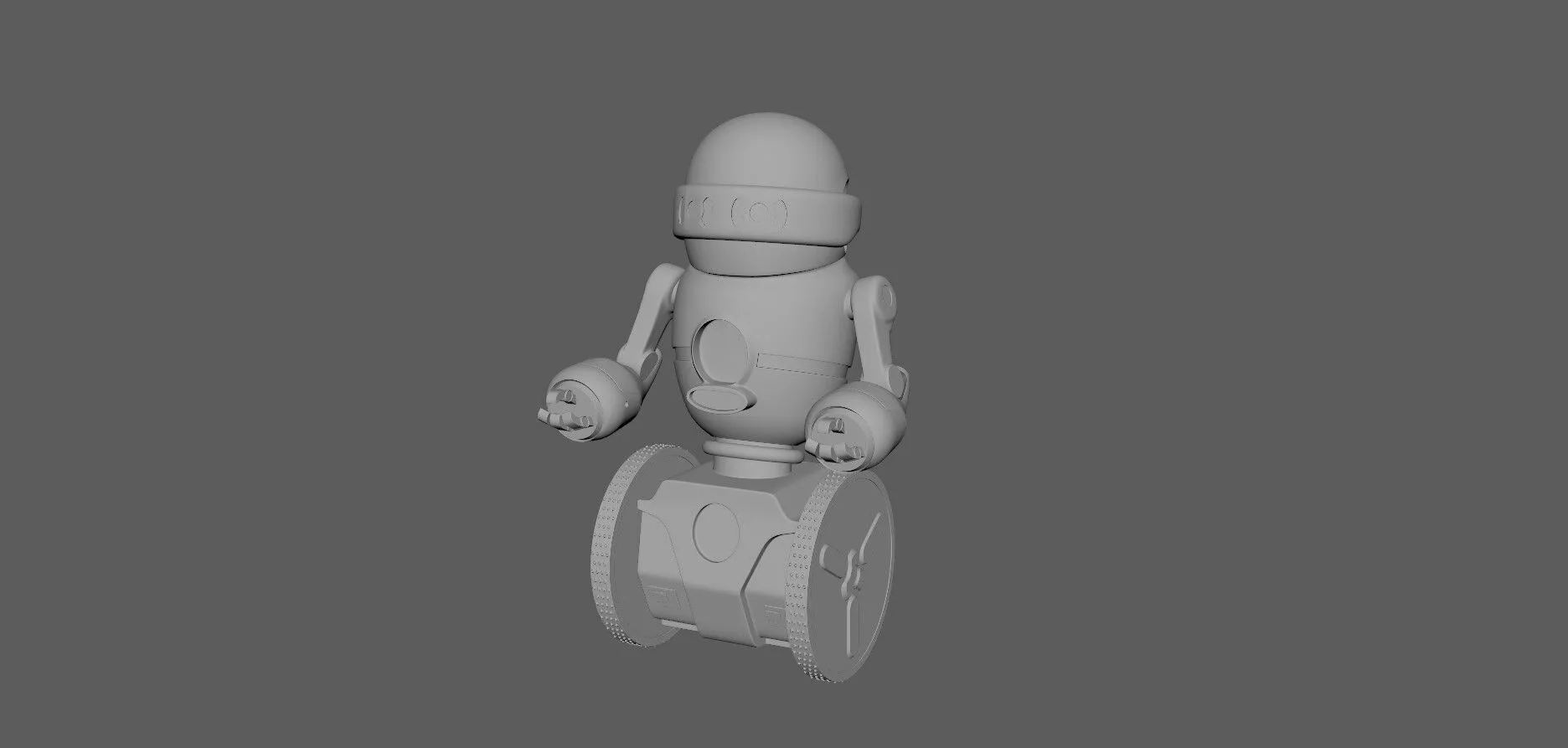 Robot Subdivision 3D model