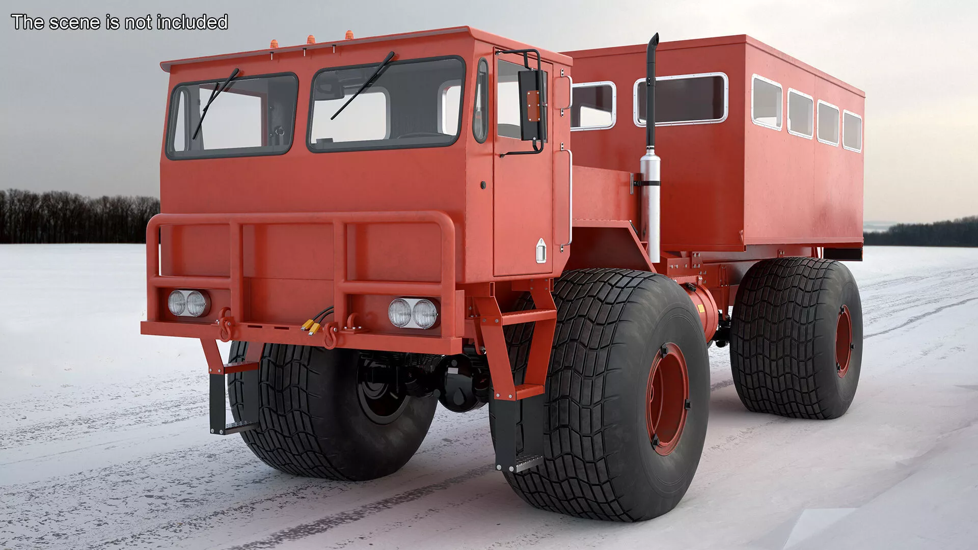 Antarctica Delta Vehicle Rigged for Maya 3D model