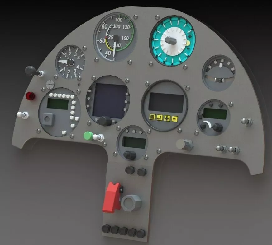 Cockpit glider nimbus 3D print model