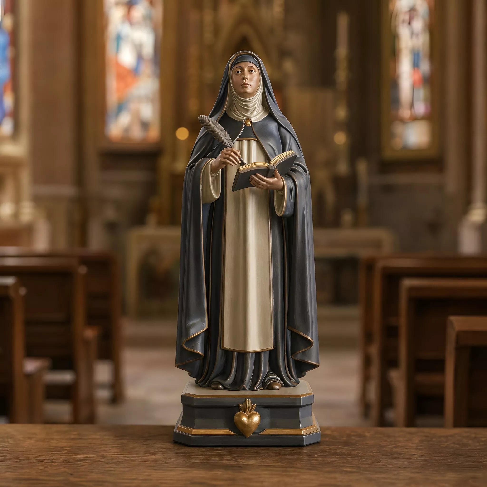 Saint Teresa Of Avila Sculpture 3D Print Model 3D print model