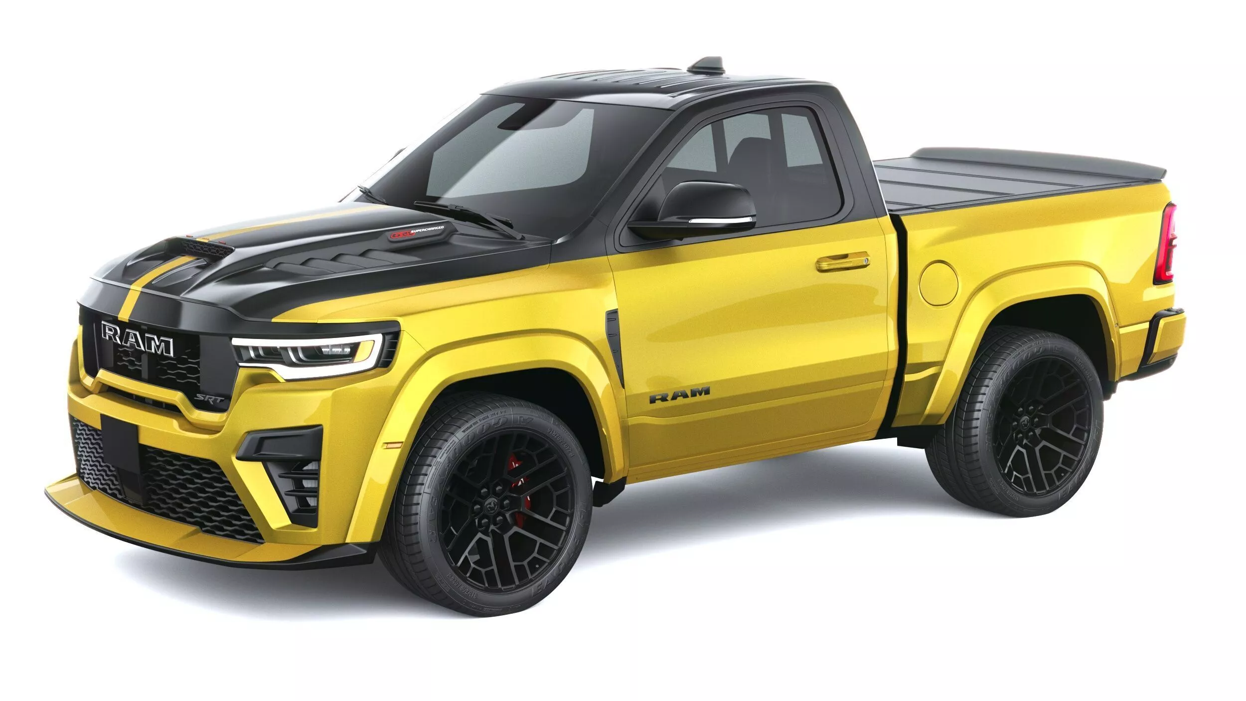 Ram 1500 Rumble Bee SRT Short Cab 2027 3D model
