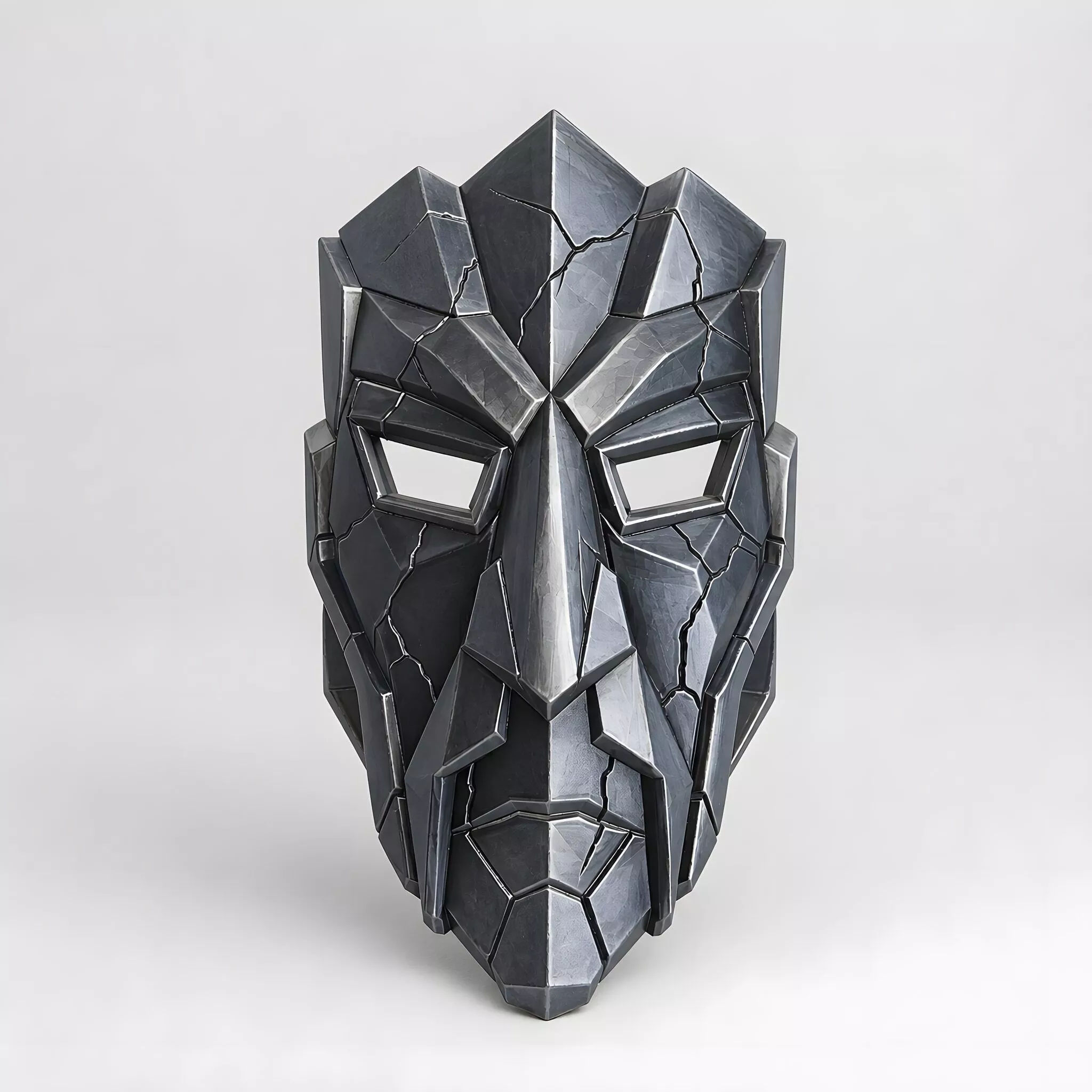 Broken Crystal Totem Mask 3D Print Model 3D print model