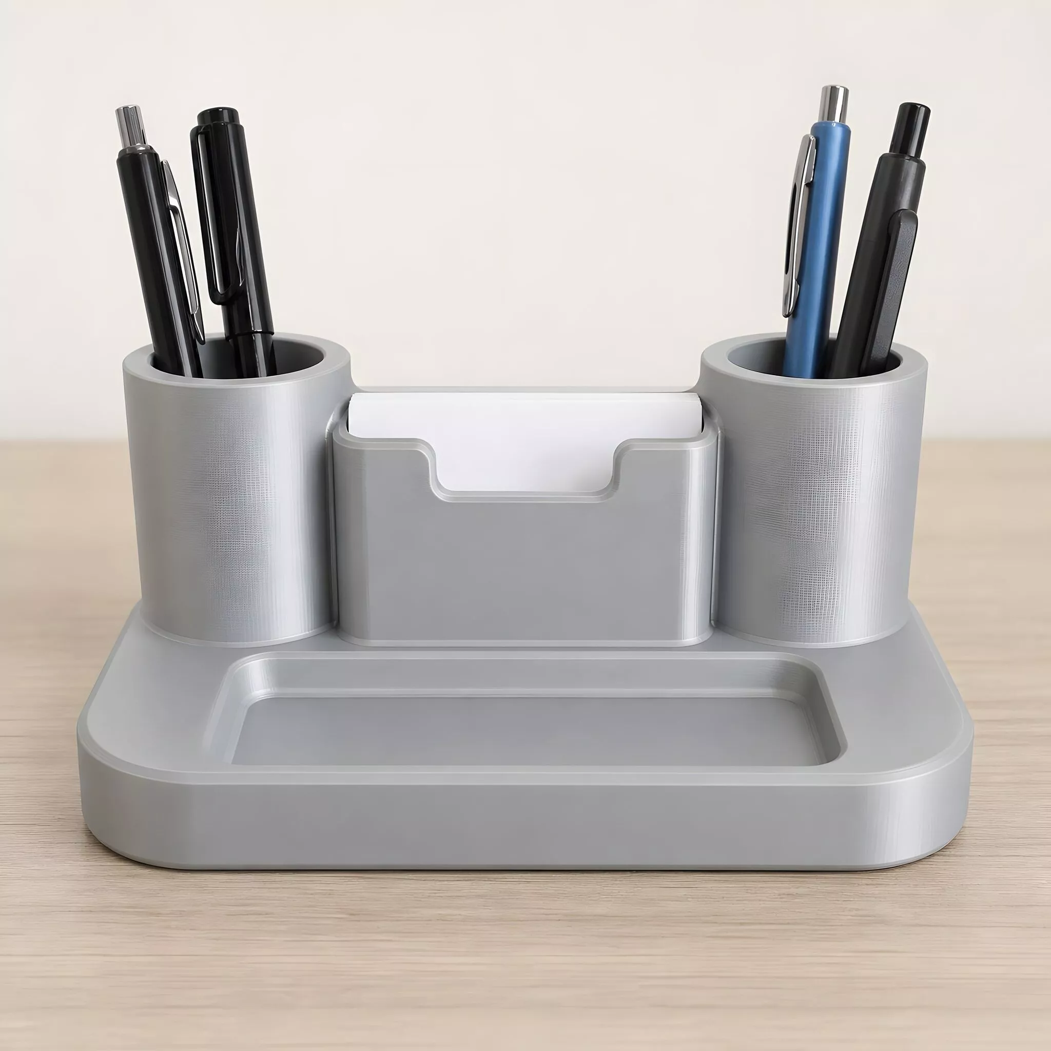 Pen Tower Business Card Holder 3D Print Model 3D print model