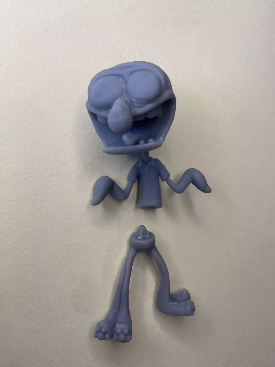 CRAZY SQUIDWARD MEME 3D MODEL Free 3D print model