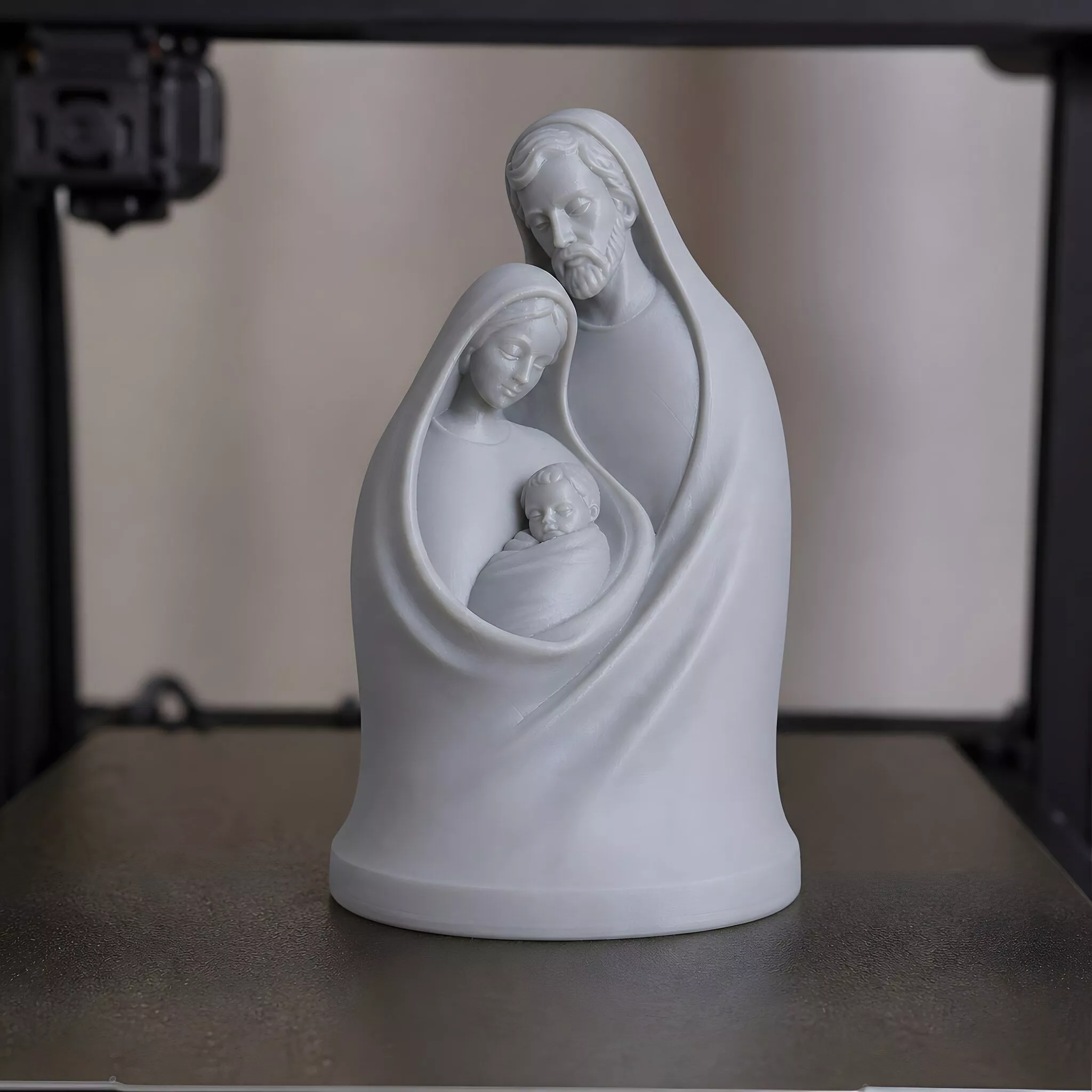Sagrada Familia Refined Figurine Set 3D Print Model 3D print model