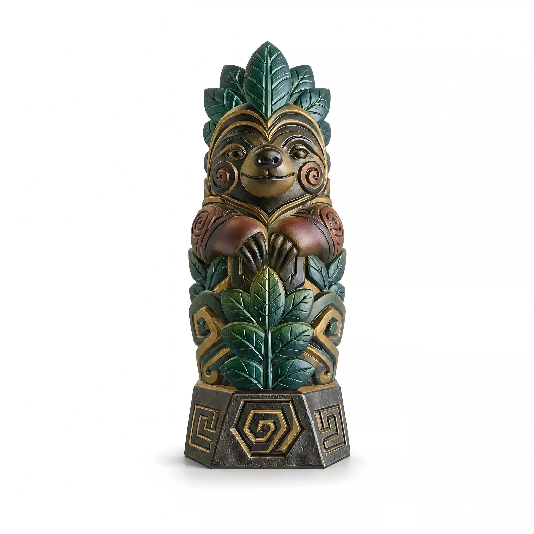 Sloth Anima Jungle Totem 3D Print Model 3D print model