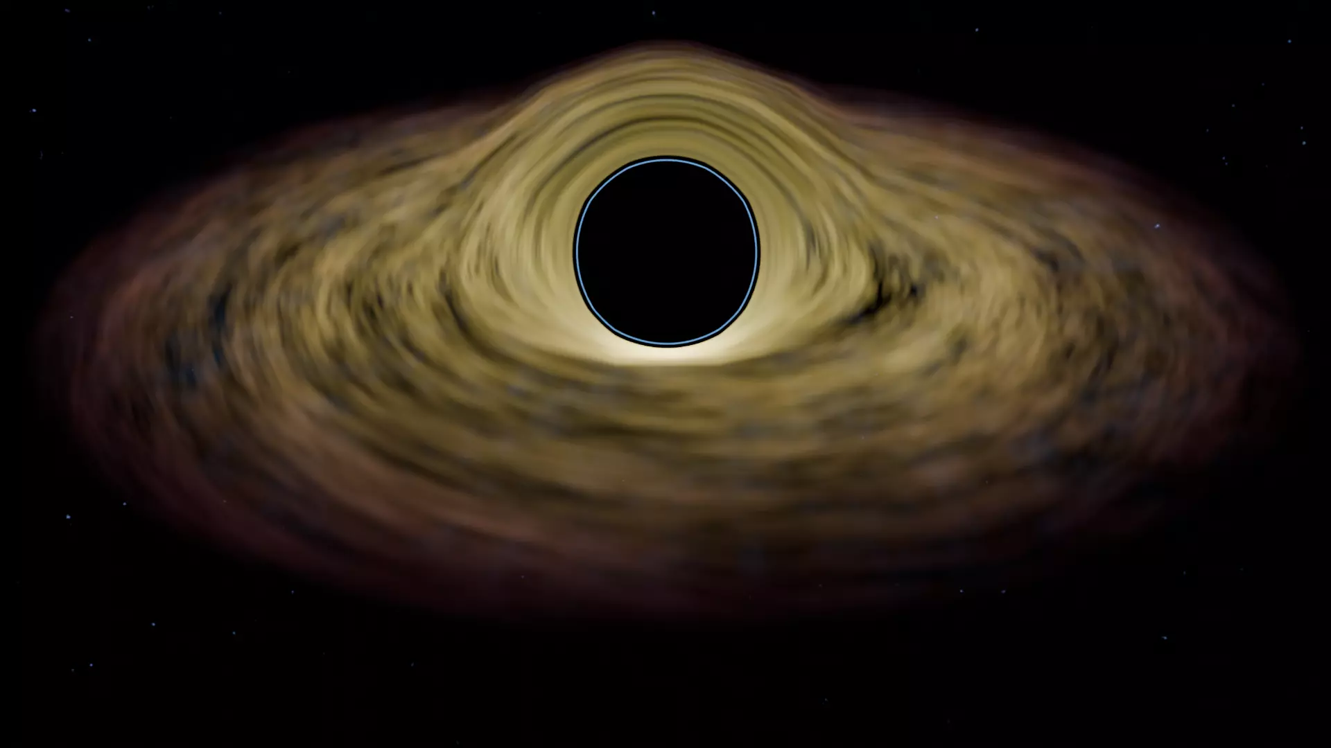 Procedural Black Hole Low-poly 3D model