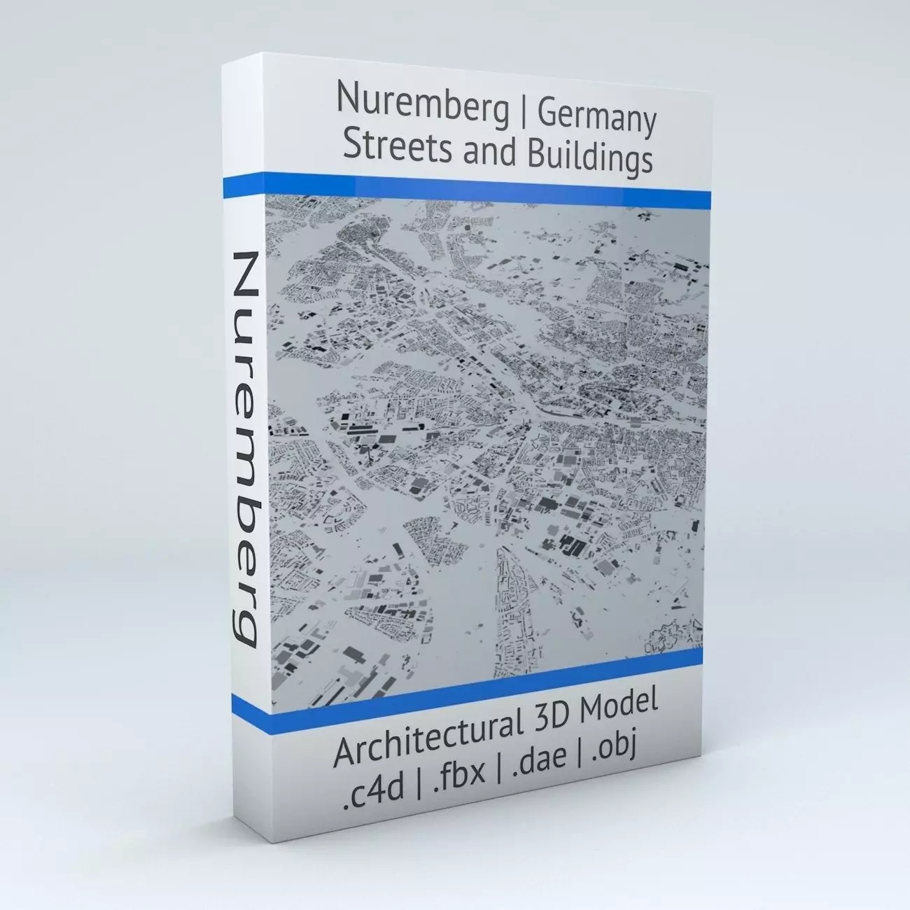 Nuremberg Streets and Buildings 3D model_0