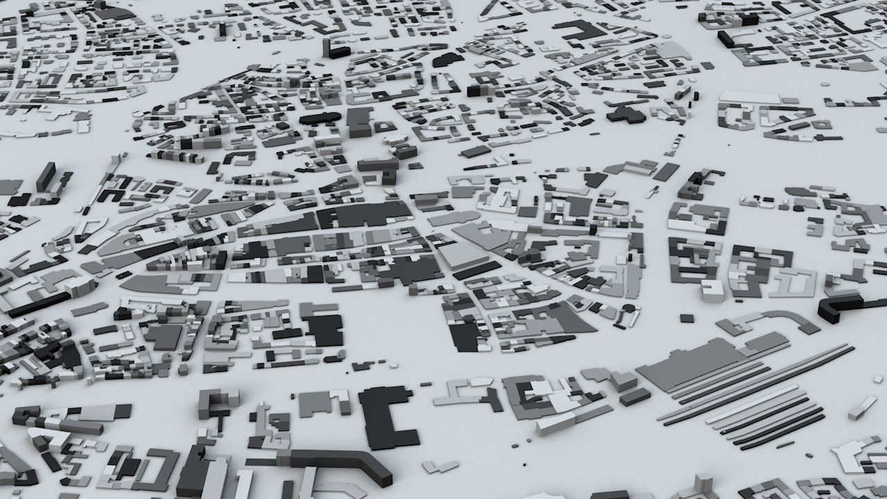 Nuremberg Streets and Buildings 3D model_4