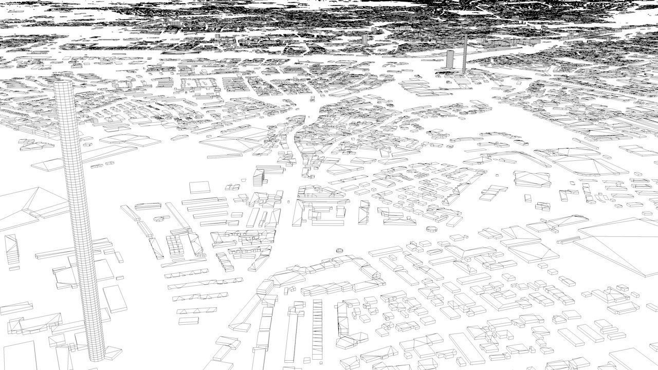 Nuremberg Streets and Buildings 3D model_8