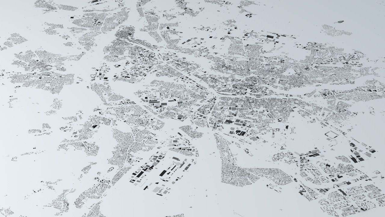 Nuremberg Streets and Buildings 3D model_1